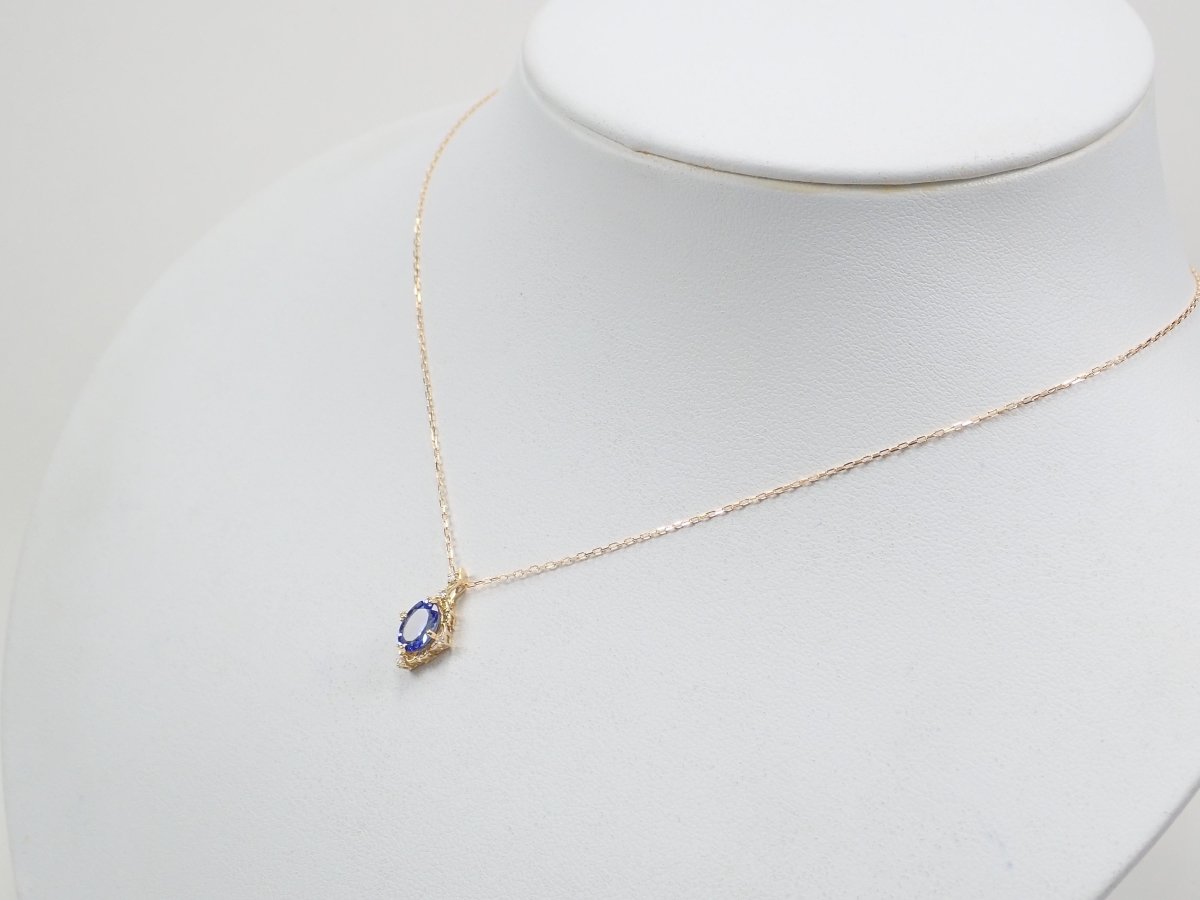 K18タンザナイト0.85ct ペンダント(ネックレス) - カラッツSTORE