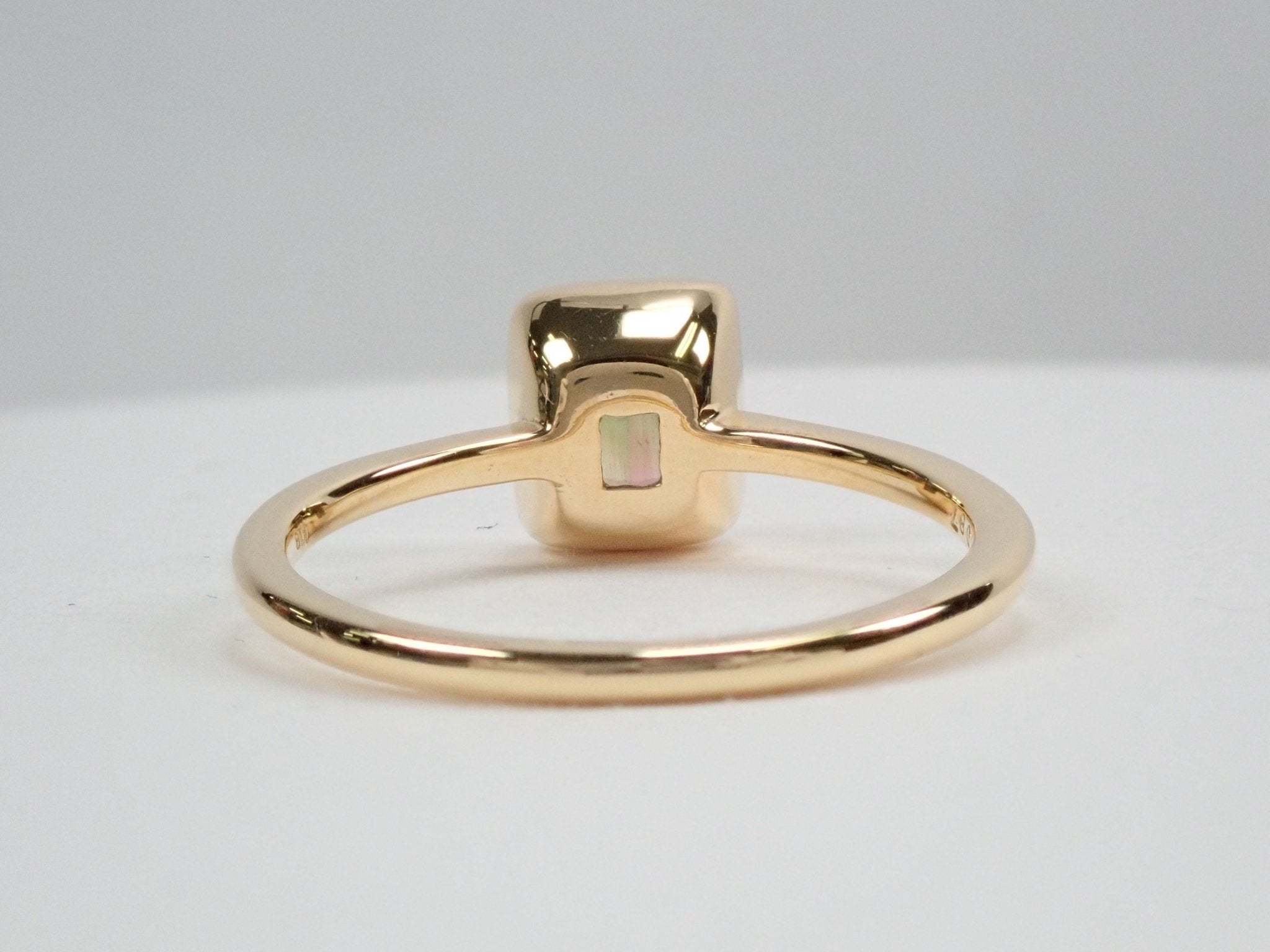 K18バイカラートルマリン1.087ct リング - KARATZ STORE|カラッツSTORE