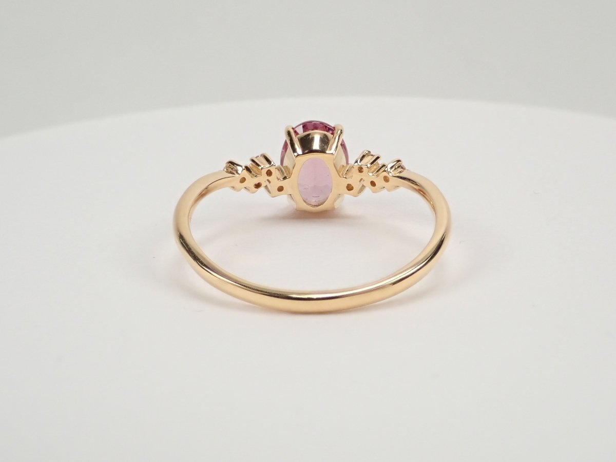 K18シャンパンガーネット1.17ct リング - KARATZ STORE|カラッツSTORE