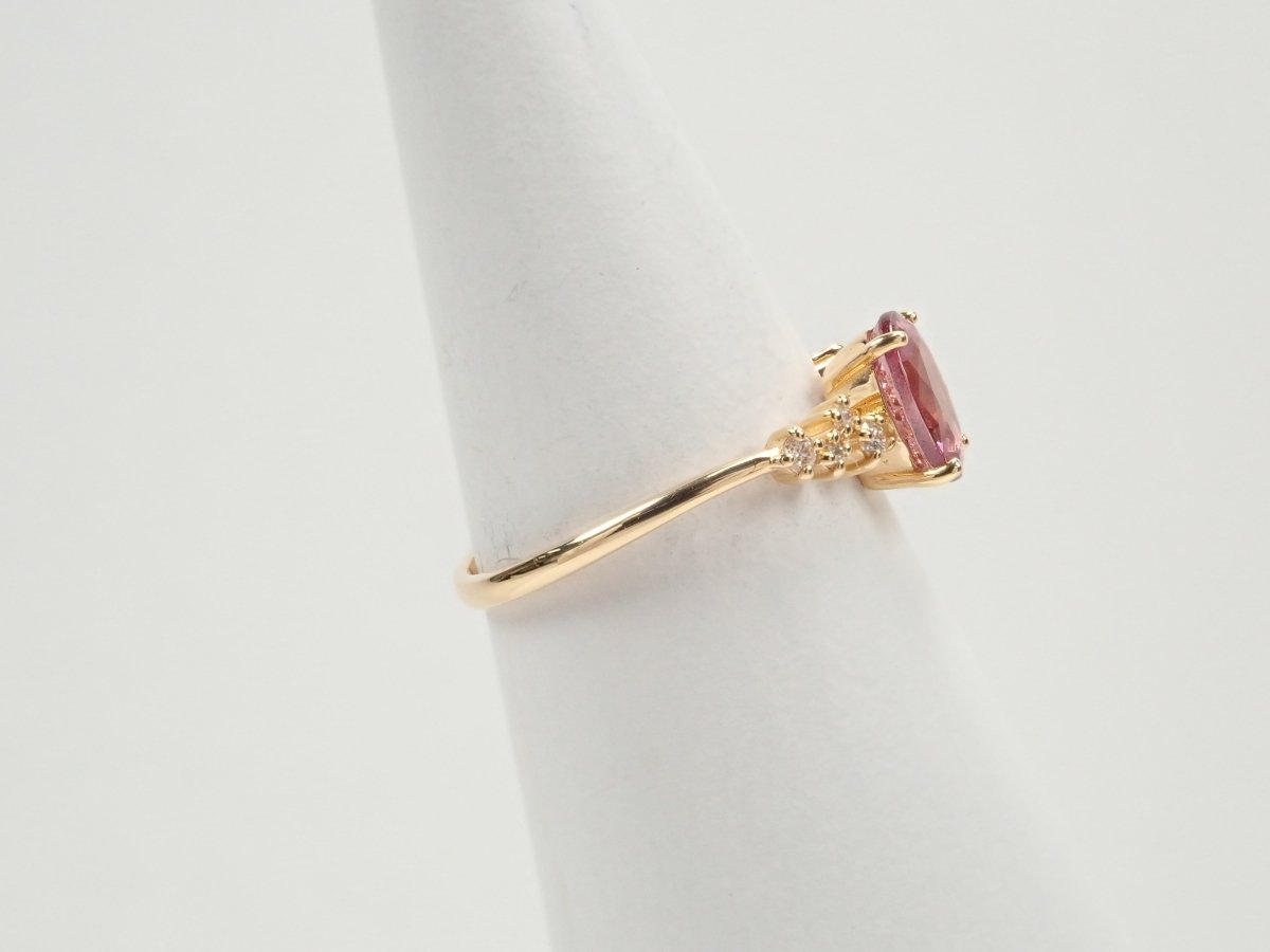 K18シャンパンガーネット1.17ct リング - KARATZ STORE|カラッツSTORE