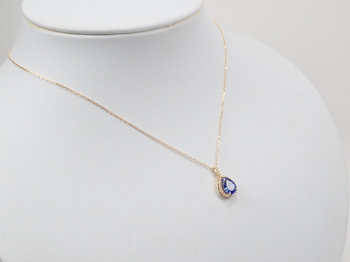 K18タンザナイト1.25ct ペンダント(ネックレス) - カラッツSTORE