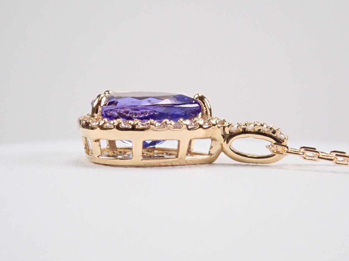 K18タンザナイト1.25ct ペンダント(ネックレス) - カラッツSTORE