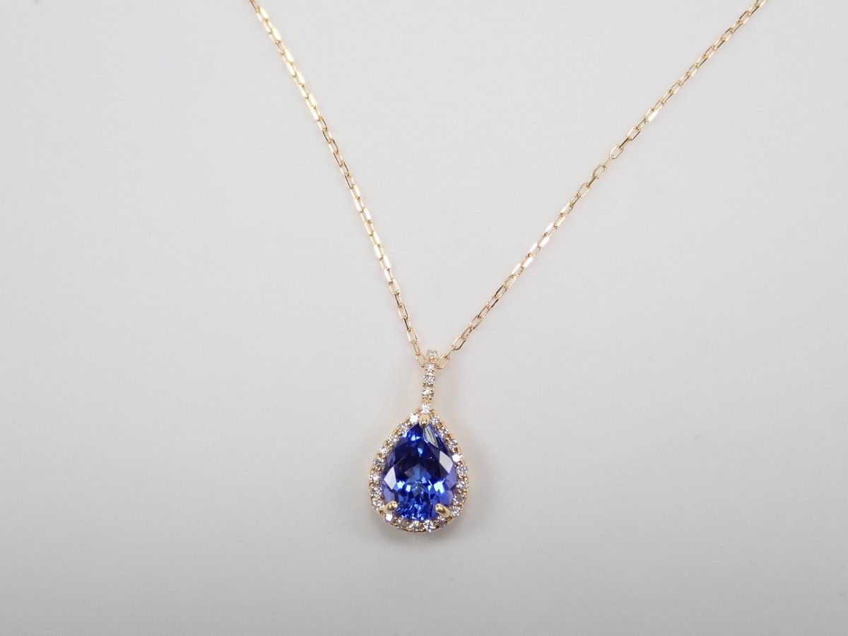 K18タンザナイト1.25ct ペンダント(ネックレス) - カラッツSTORE