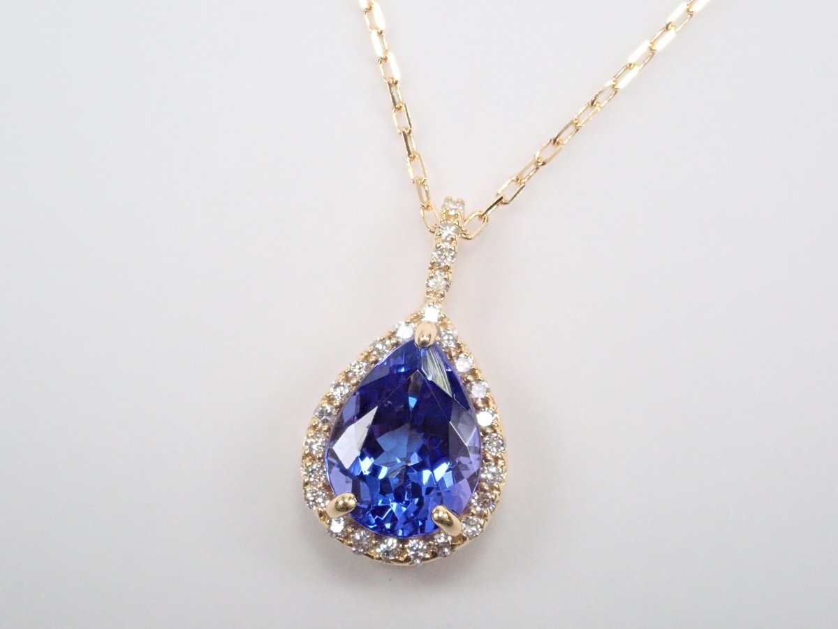 K18タンザナイト1.25ct ペンダント(ネックレス) - カラッツSTORE