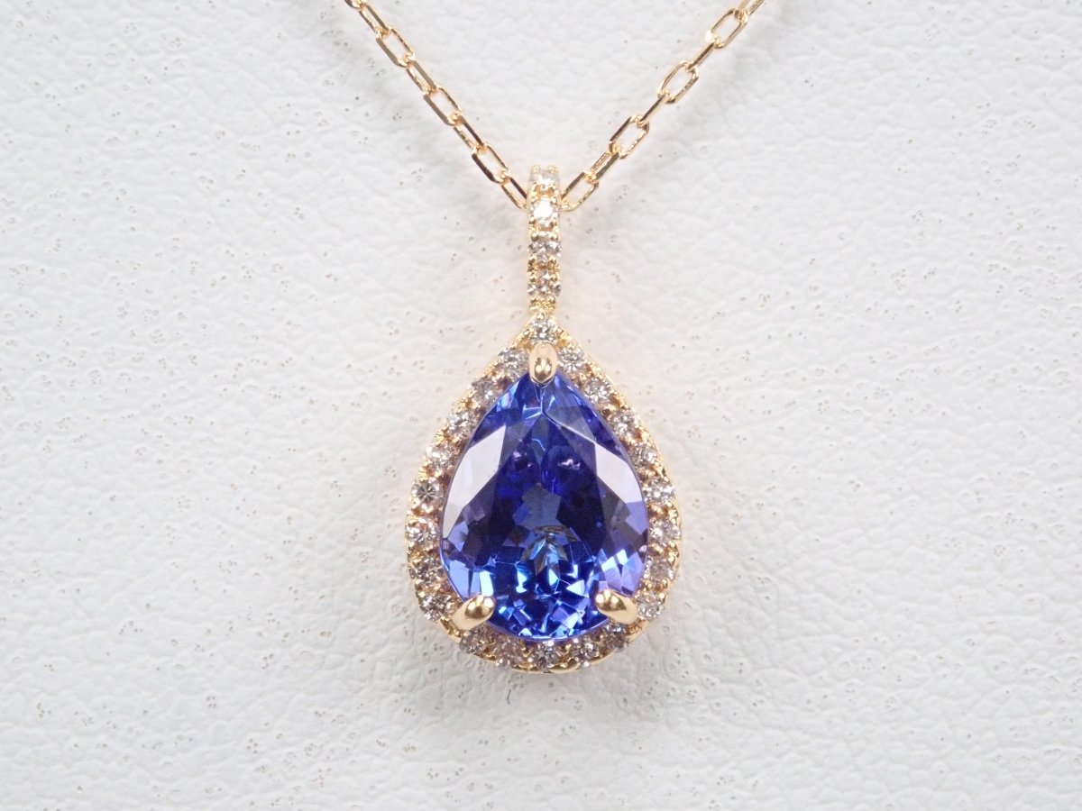 K18タンザナイト1.25ct ペンダント(ネックレス) - カラッツSTORE