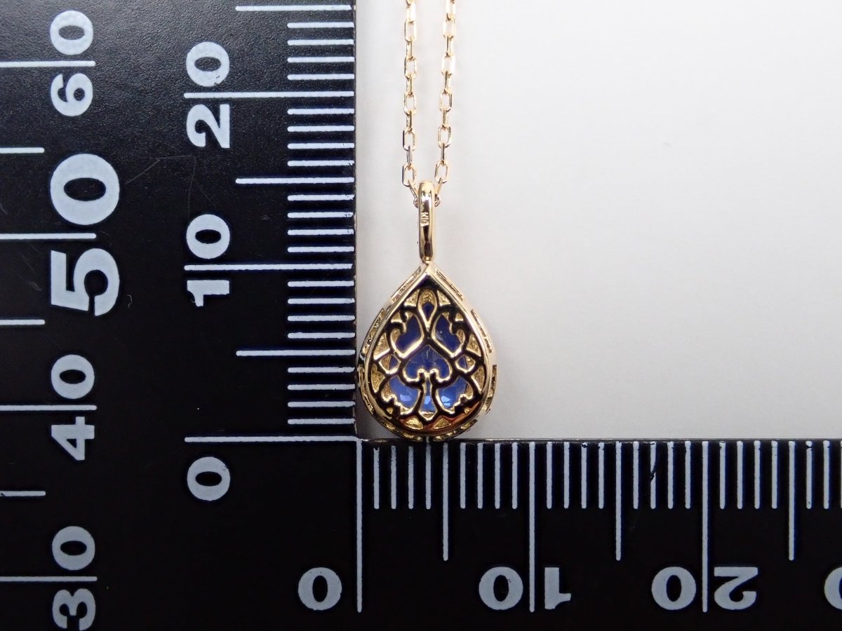 K18タンザナイト1.25ct ペンダント(ネックレス) - カラッツSTORE