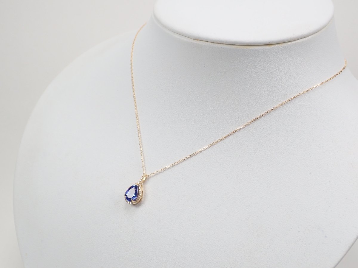 K18タンザナイト1.25ct ペンダント(ネックレス) - カラッツSTORE