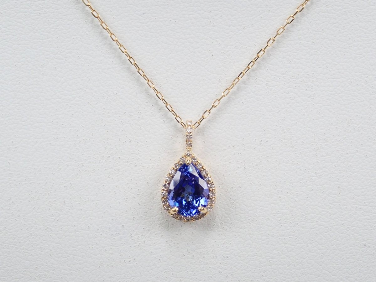 K18タンザナイト1.25ct ペンダント(ネックレス) - カラッツSTORE