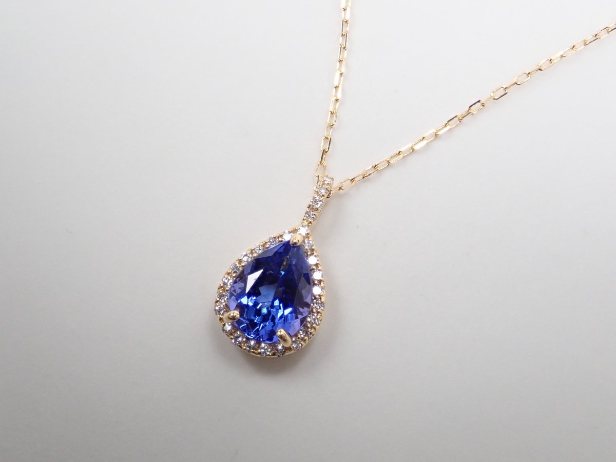 K18タンザナイト1.25ct ペンダント(ネックレス) - カラッツSTORE