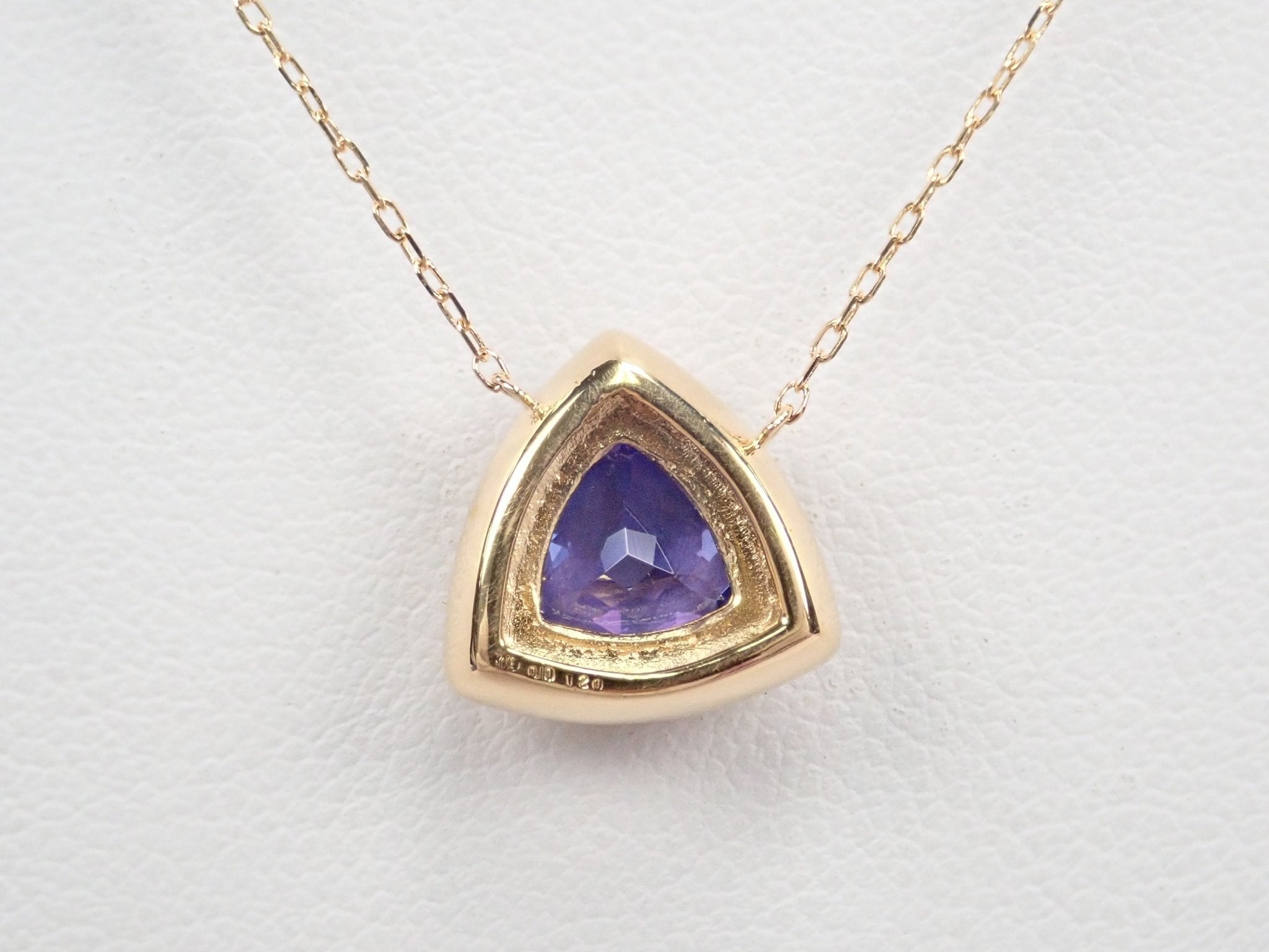 K18タンザナイト1.2ct ペンダント(ネックレス) - KARATZ STORE|カラッツSTORE