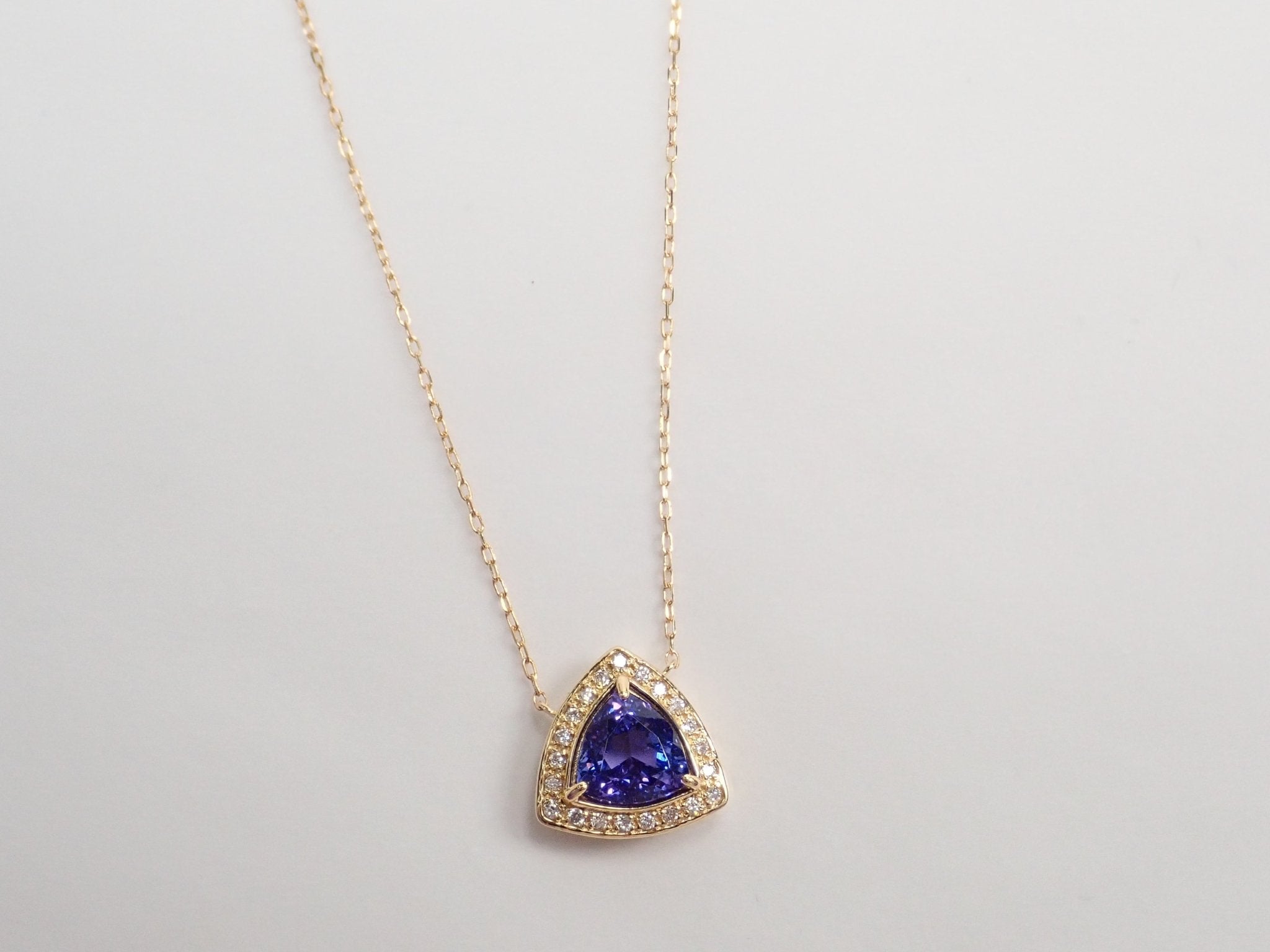 K18タンザナイト1.2ct ペンダント(ネックレス) - KARATZ STORE|カラッツSTORE