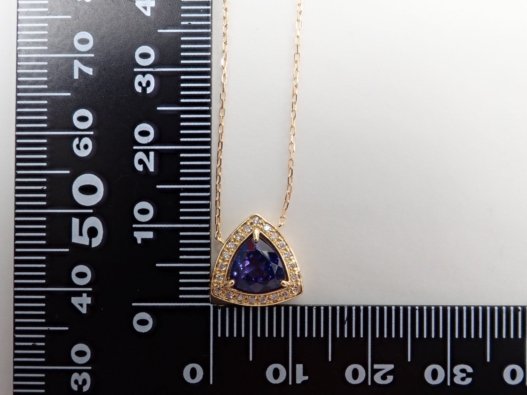 K18タンザナイト1.2ct ペンダント(ネックレス) - KARATZ STORE|カラッツSTORE