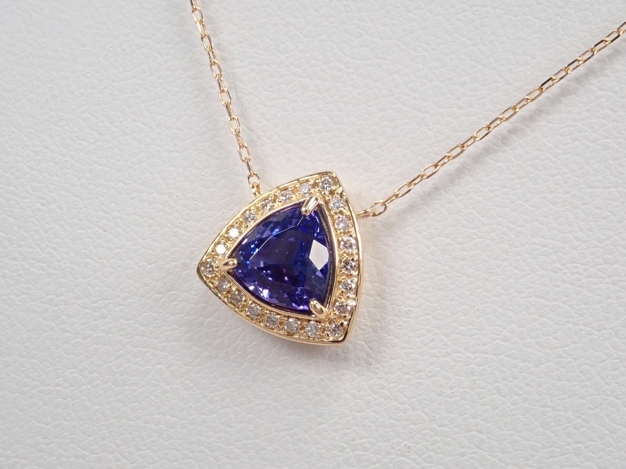 K18タンザナイト1.2ct ペンダント(ネックレス) - KARATZ STORE|カラッツSTORE