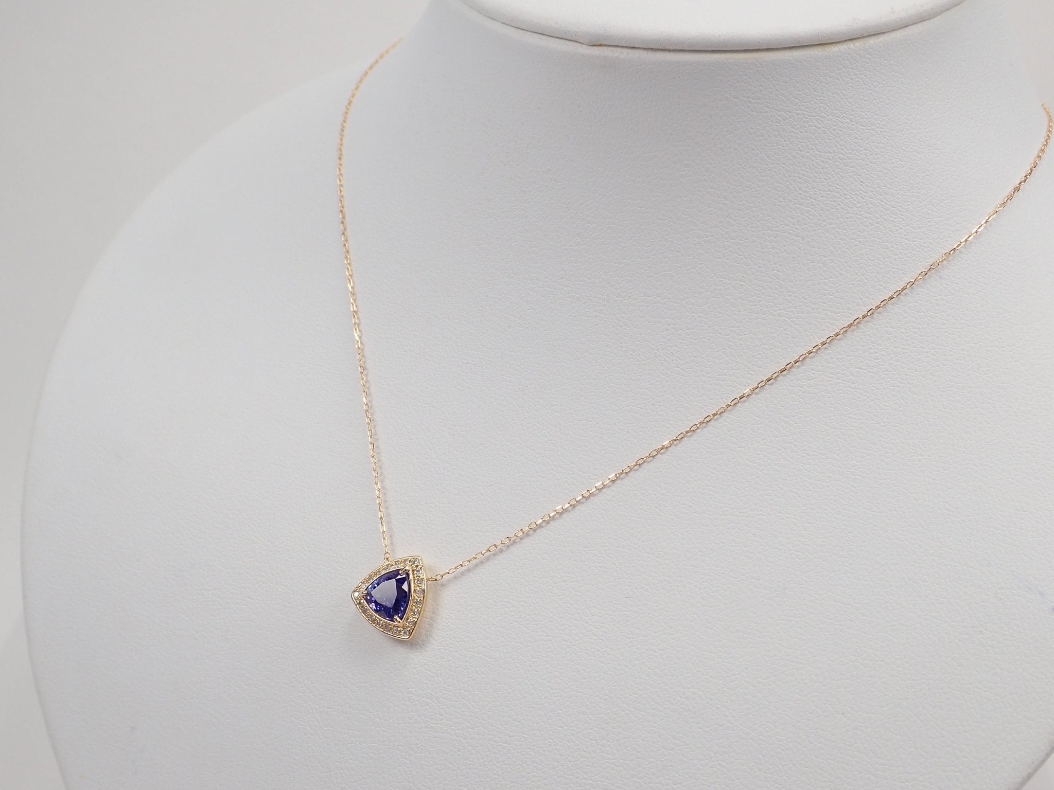 K18タンザナイト1.2ct ペンダント(ネックレス) - KARATZ STORE|カラッツSTORE