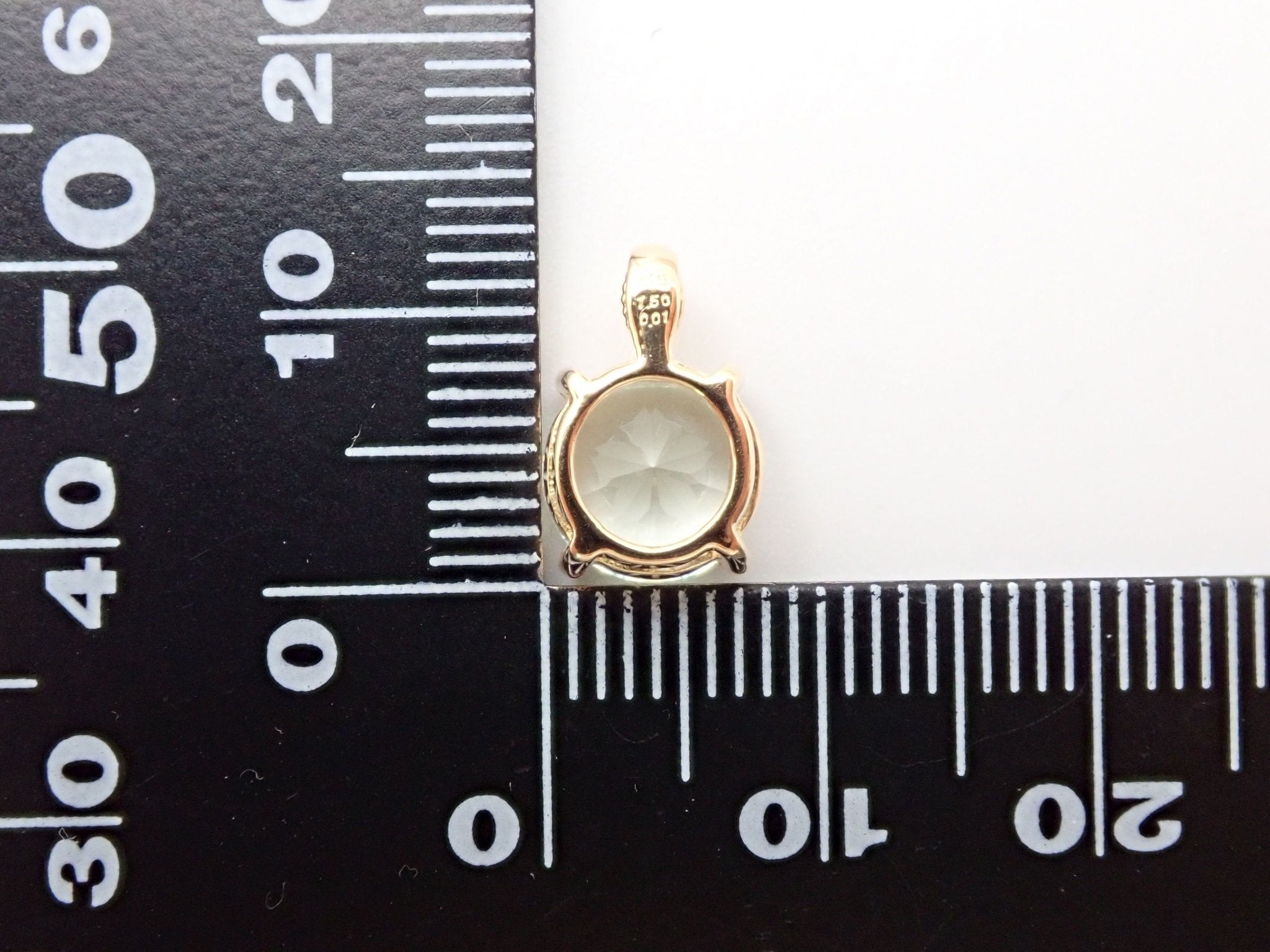 K18グリーンアメジスト1.50ct ペンダント(さくらインカット) - KARATZ STORE|カラッツSTORE