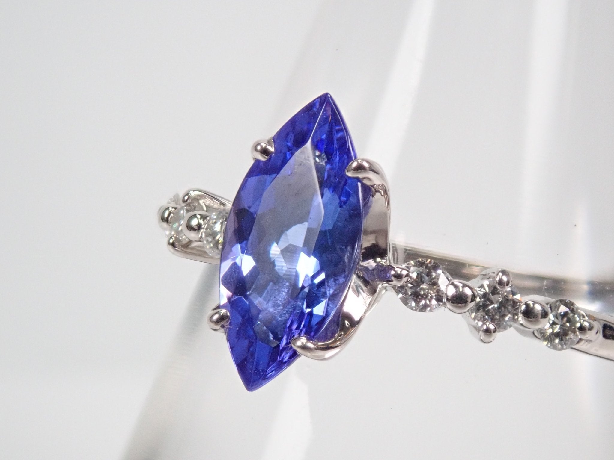 K18タンザナイト1ct リング - KARATZ STORE|カラッツSTORE