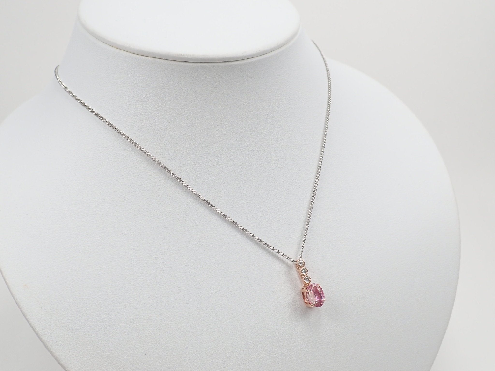 K18ピンクサファイア2.480ct ペンダントトップ(ネックレストップ) - KARATZ STORE|カラッツSTORE