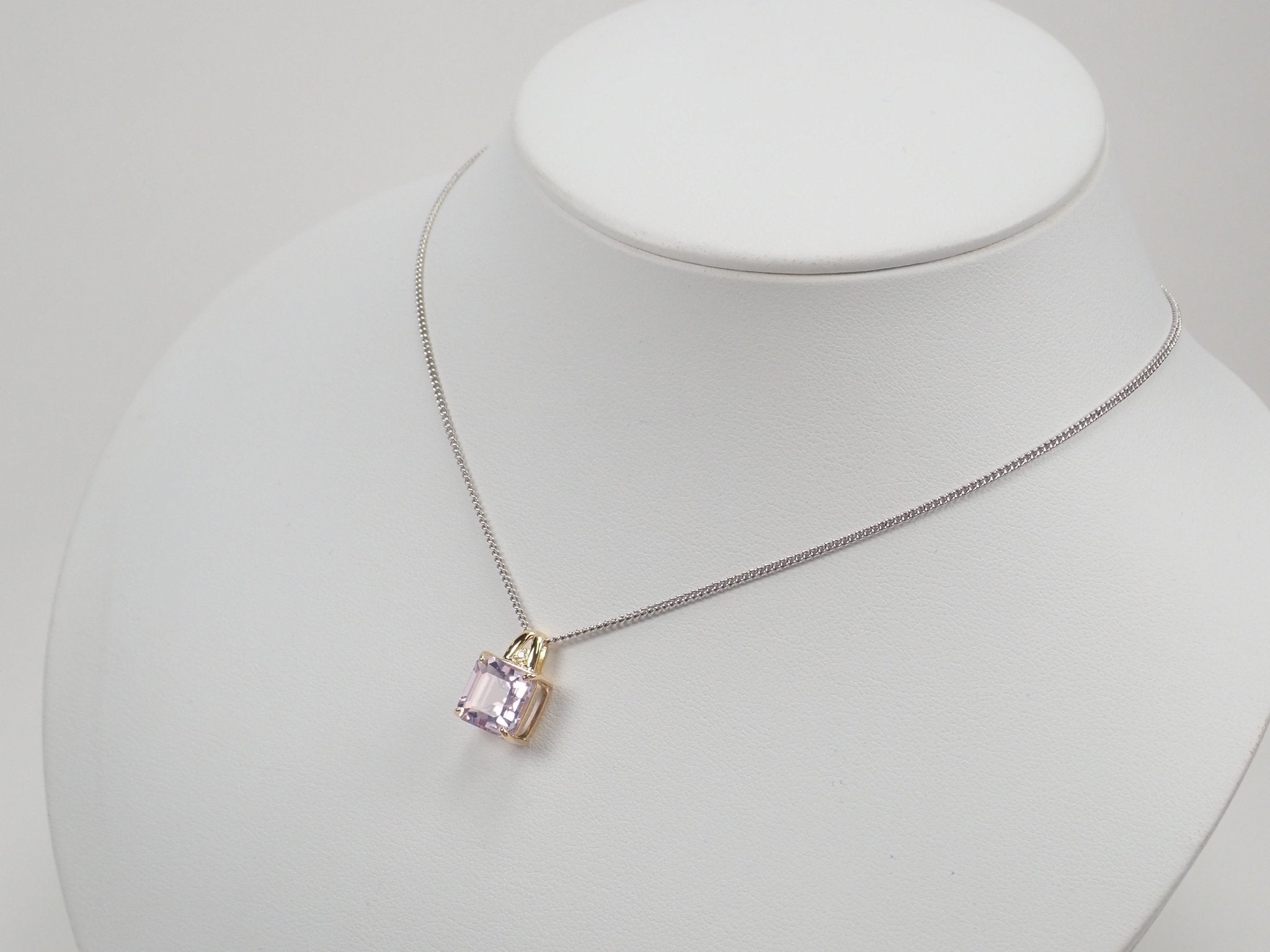 K18ラベンダークォーツ(スコロライト)4.00ct ペンダントトップ - KARATZ STORE|カラッツSTORE