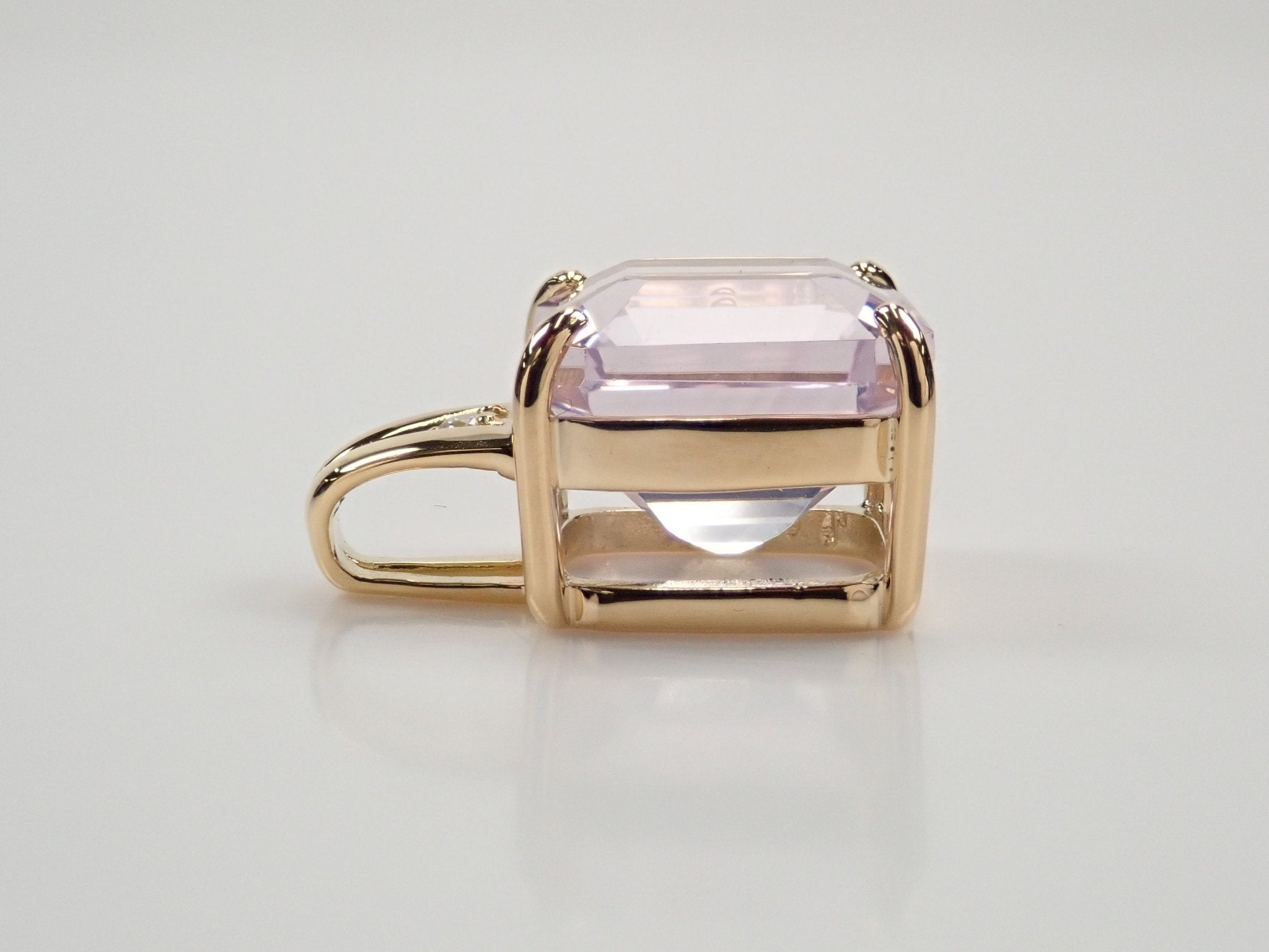 K18ラベンダークォーツ(スコロライト)4.00ct ペンダントトップ - KARATZ STORE|カラッツSTORE
