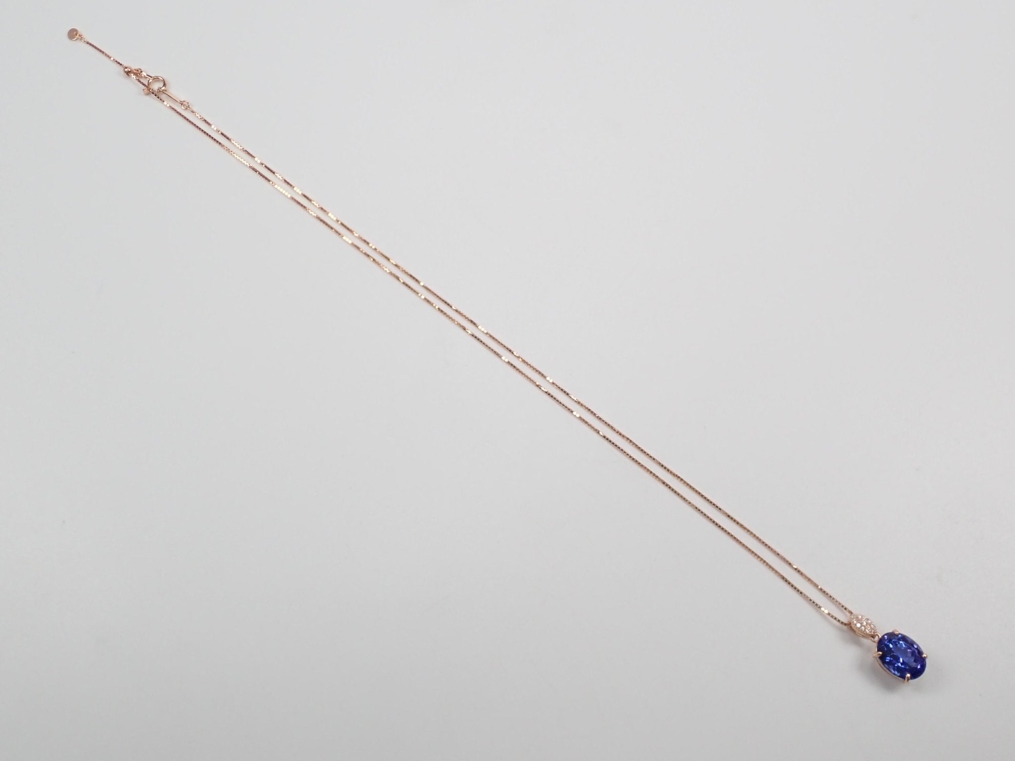 K18タンザナイト4.21ct ペンダント(ネックレス) - KARATZ STORE|カラッツSTORE