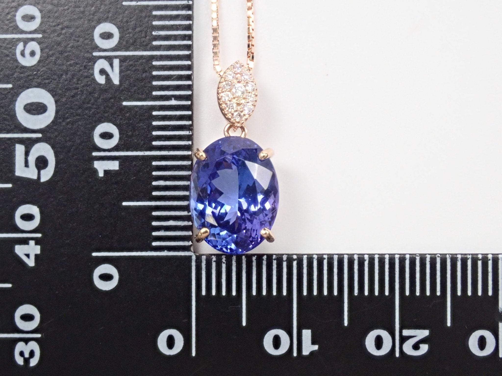 K18タンザナイト4.21ct ペンダント(ネックレス) - KARATZ STORE|カラッツSTORE