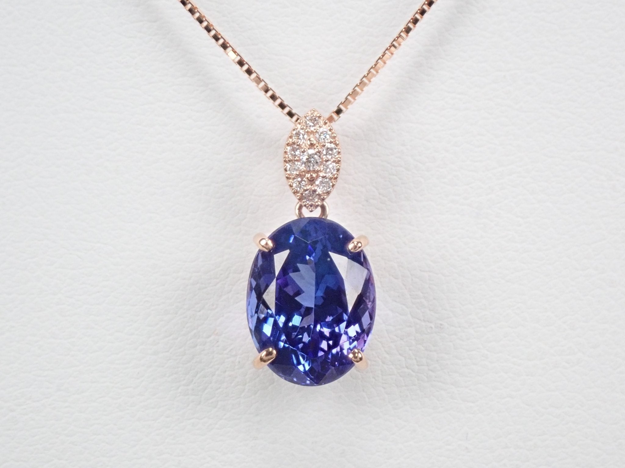 K18タンザナイト4.21ct ペンダント(ネックレス) - KARATZ STORE|カラッツSTORE