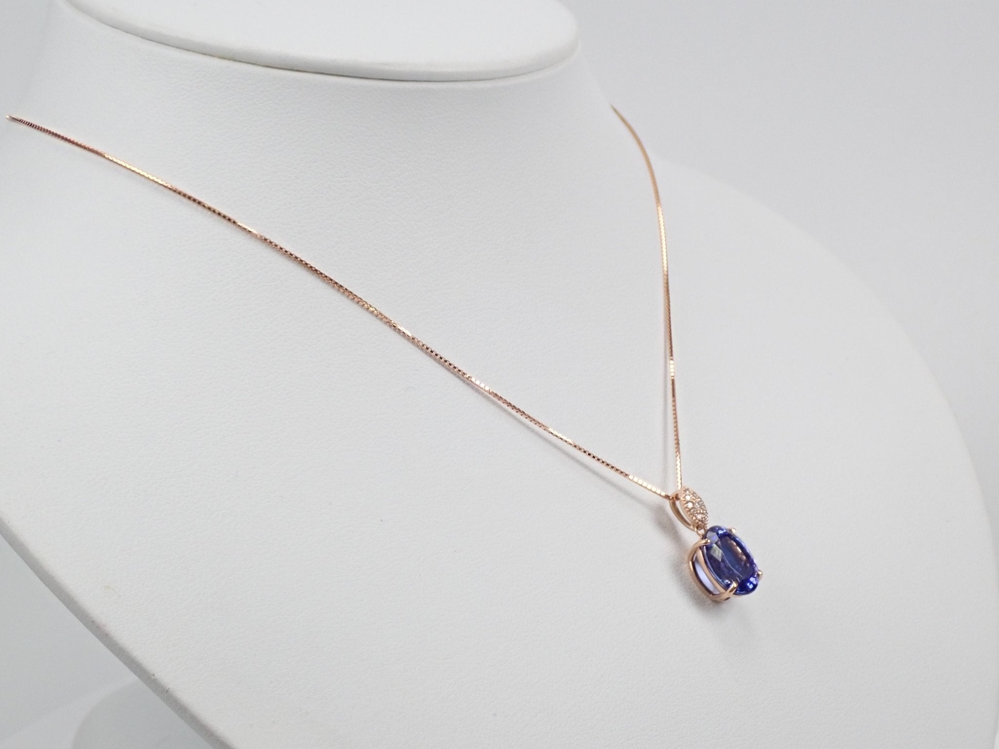 K18タンザナイト4.21ct ペンダント(ネックレス) - KARATZ STORE|カラッツSTORE