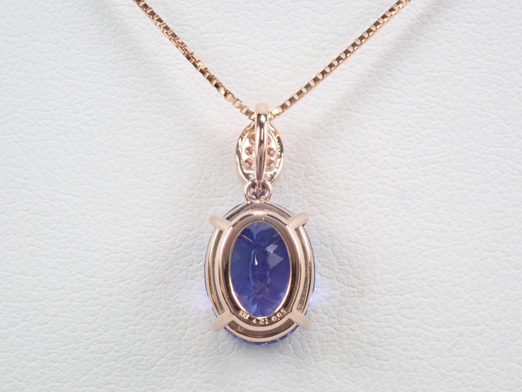 K18タンザナイト4.21ct ペンダント(ネックレス) - KARATZ STORE|カラッツSTORE