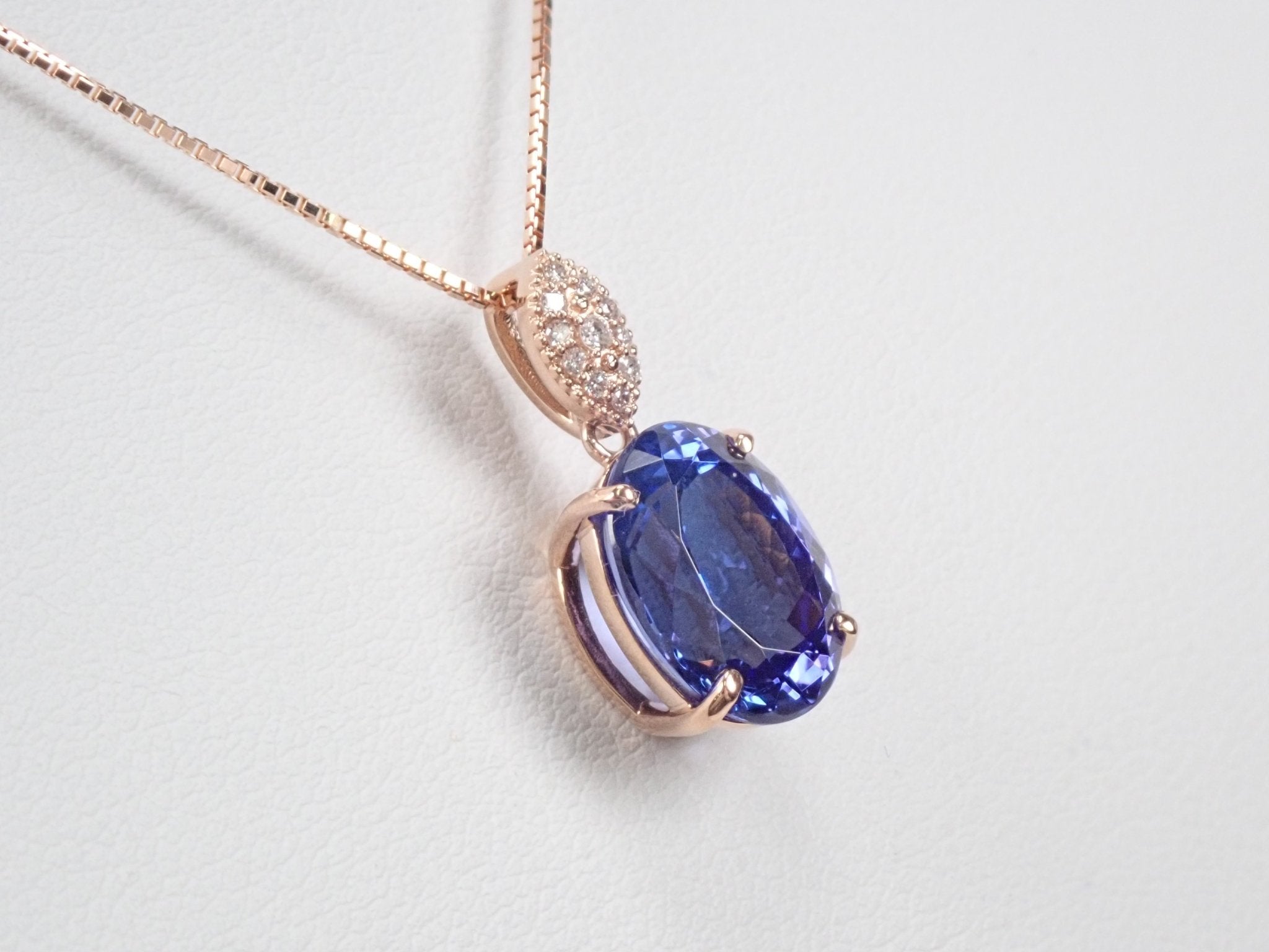 K18タンザナイト4.21ct ペンダント(ネックレス) - KARATZ STORE|カラッツSTORE