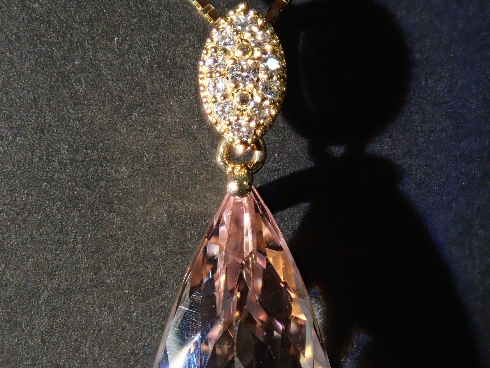 K18モルガナイト8.25ct ペンダント(ネックレス) - KARATZ STORE|カラッツSTORE