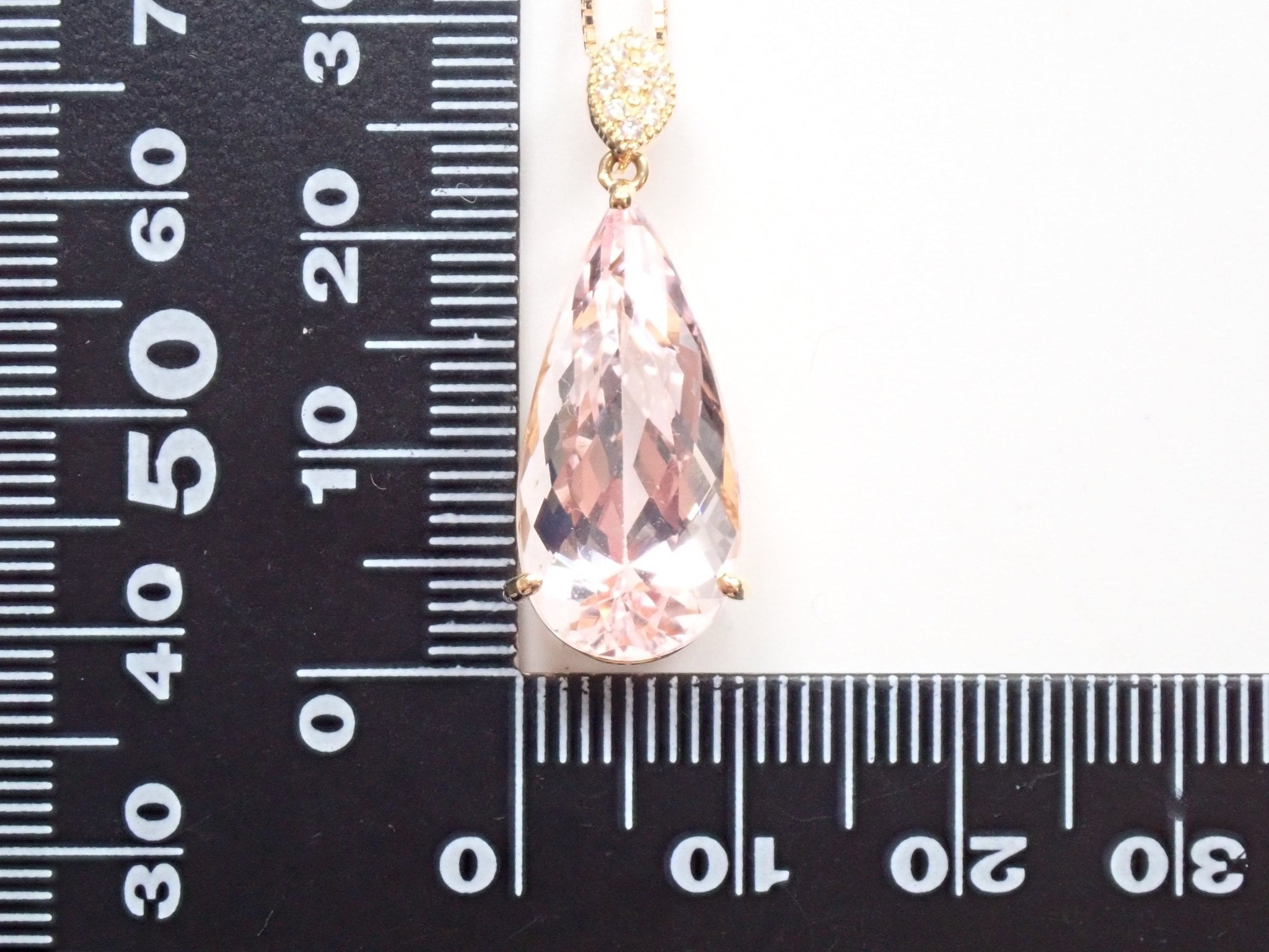 K18モルガナイト8.25ct ペンダント(ネックレス) - KARATZ STORE|カラッツSTORE