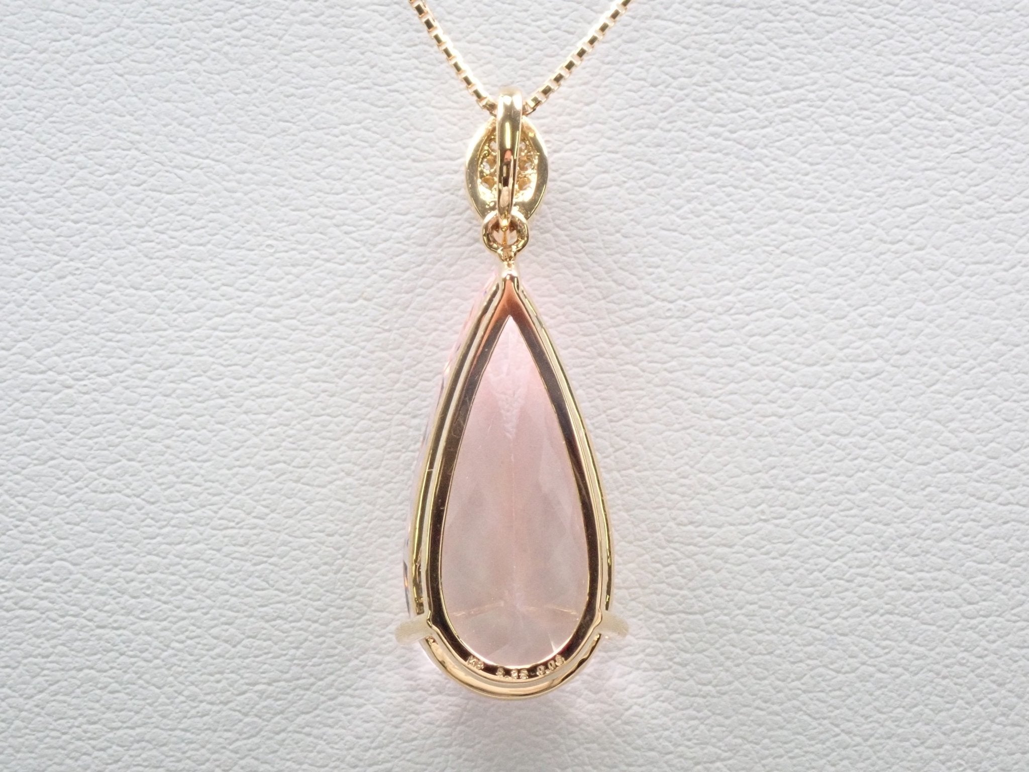 K18モルガナイト8.25ct ペンダント(ネックレス) - KARATZ STORE|カラッツSTORE
