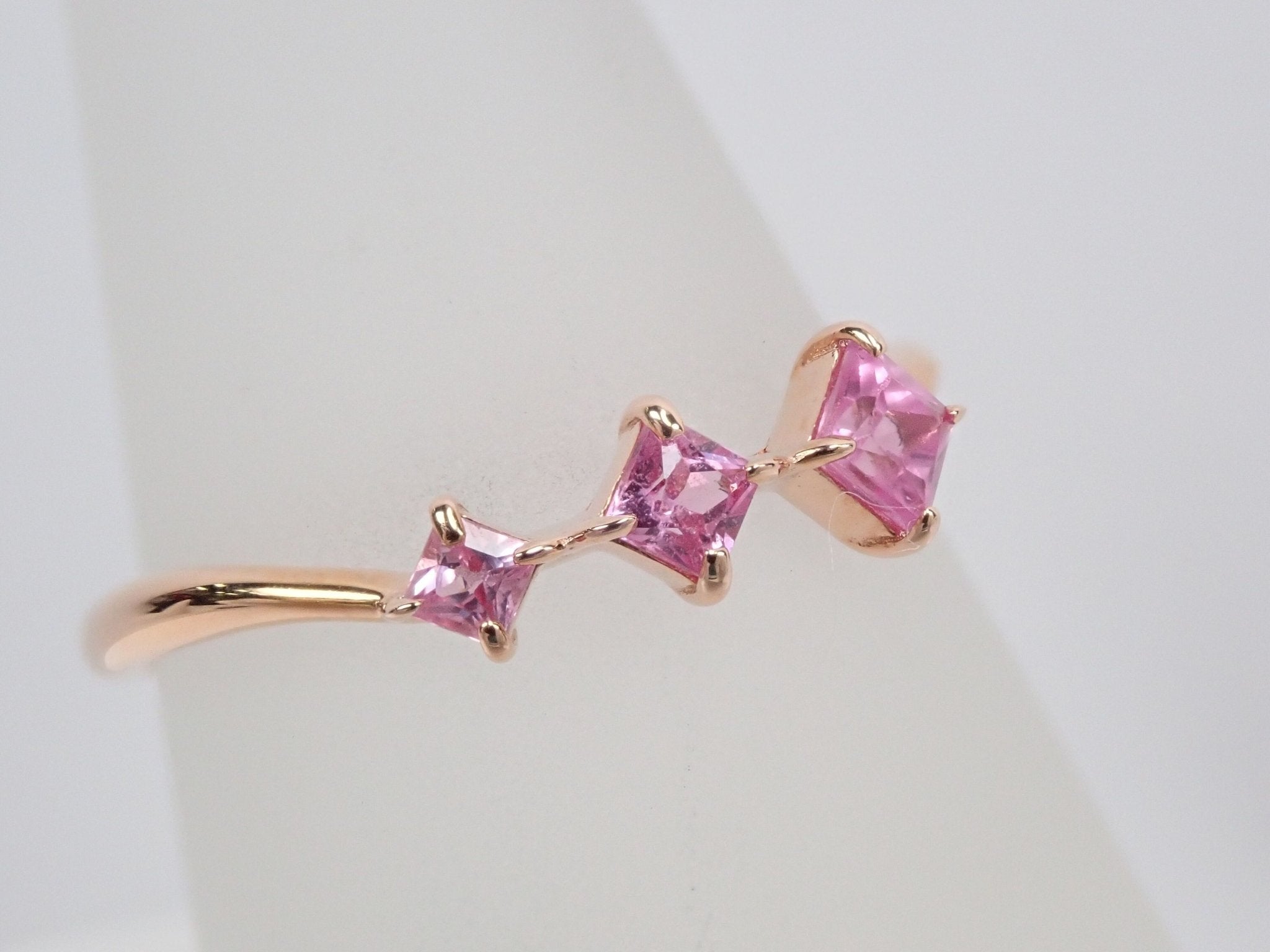 K18PGピンクサファイアリング - KARATZ STORE|カラッツSTORE