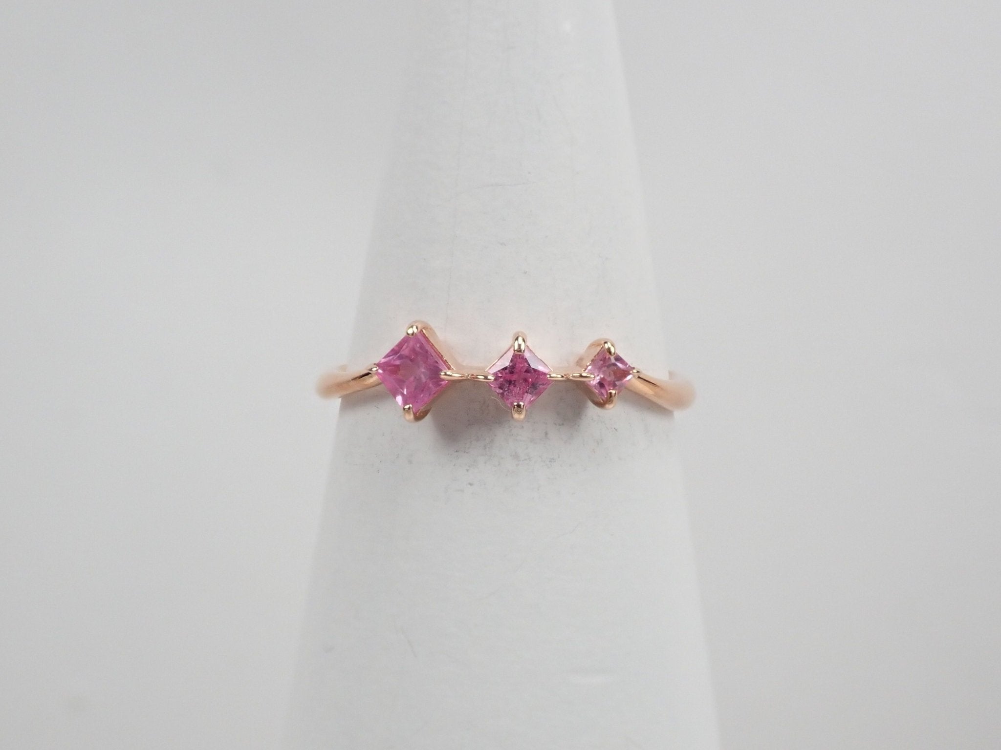 K18PGピンクサファイアリング - KARATZ STORE|カラッツSTORE