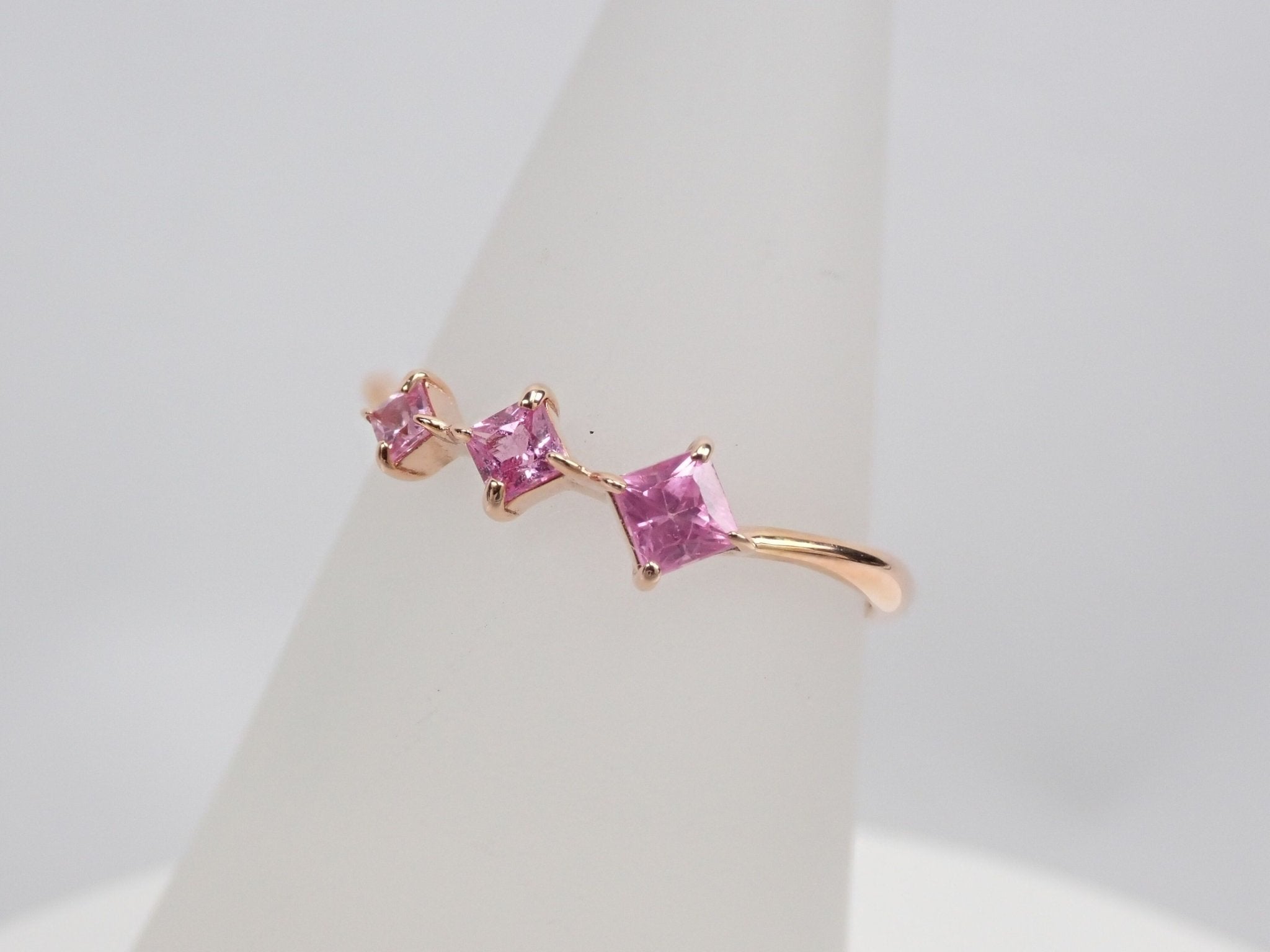 K18PGピンクサファイアリング - KARATZ STORE|カラッツSTORE