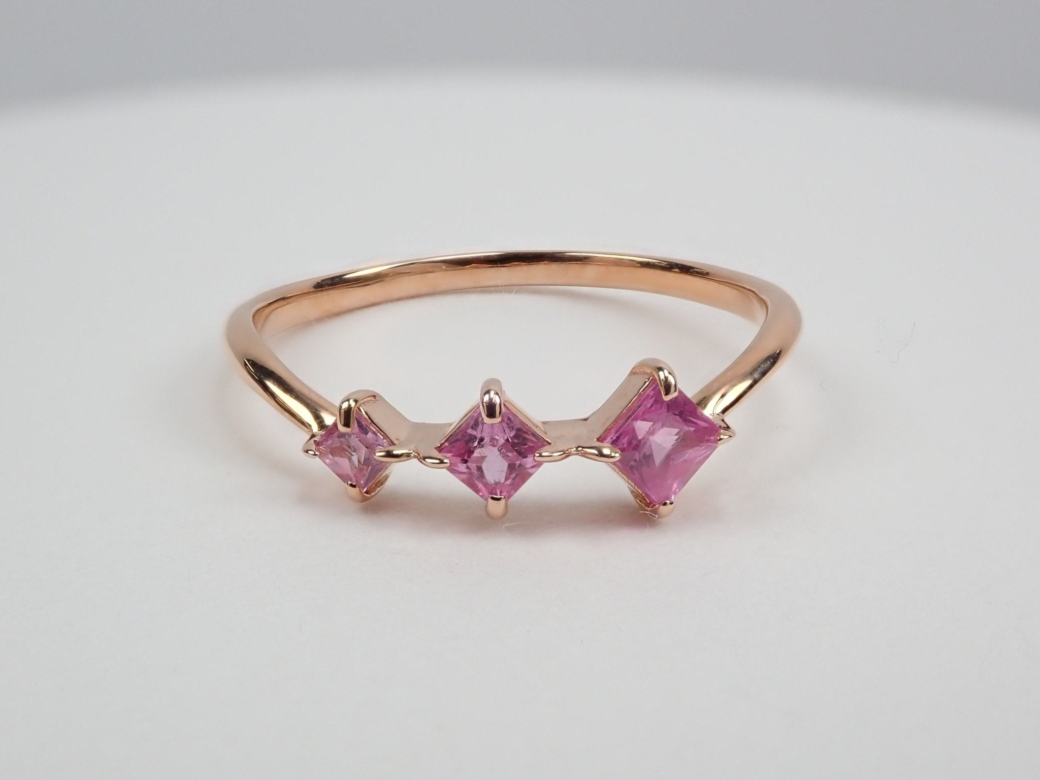 K18PGピンクサファイアリング - KARATZ STORE|カラッツSTORE