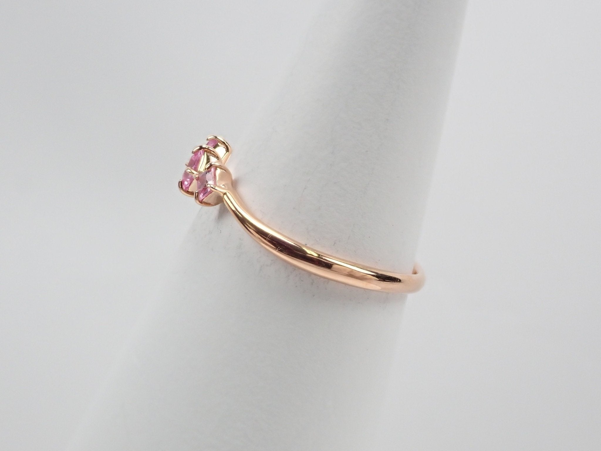 K18PGピンクサファイアリング - KARATZ STORE|カラッツSTORE