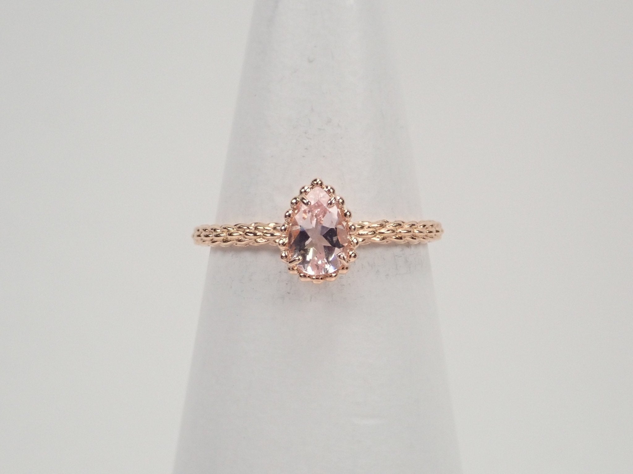 K18PGモルガナイト0.3ct リング - KARATZ STORE|カラッツSTORE