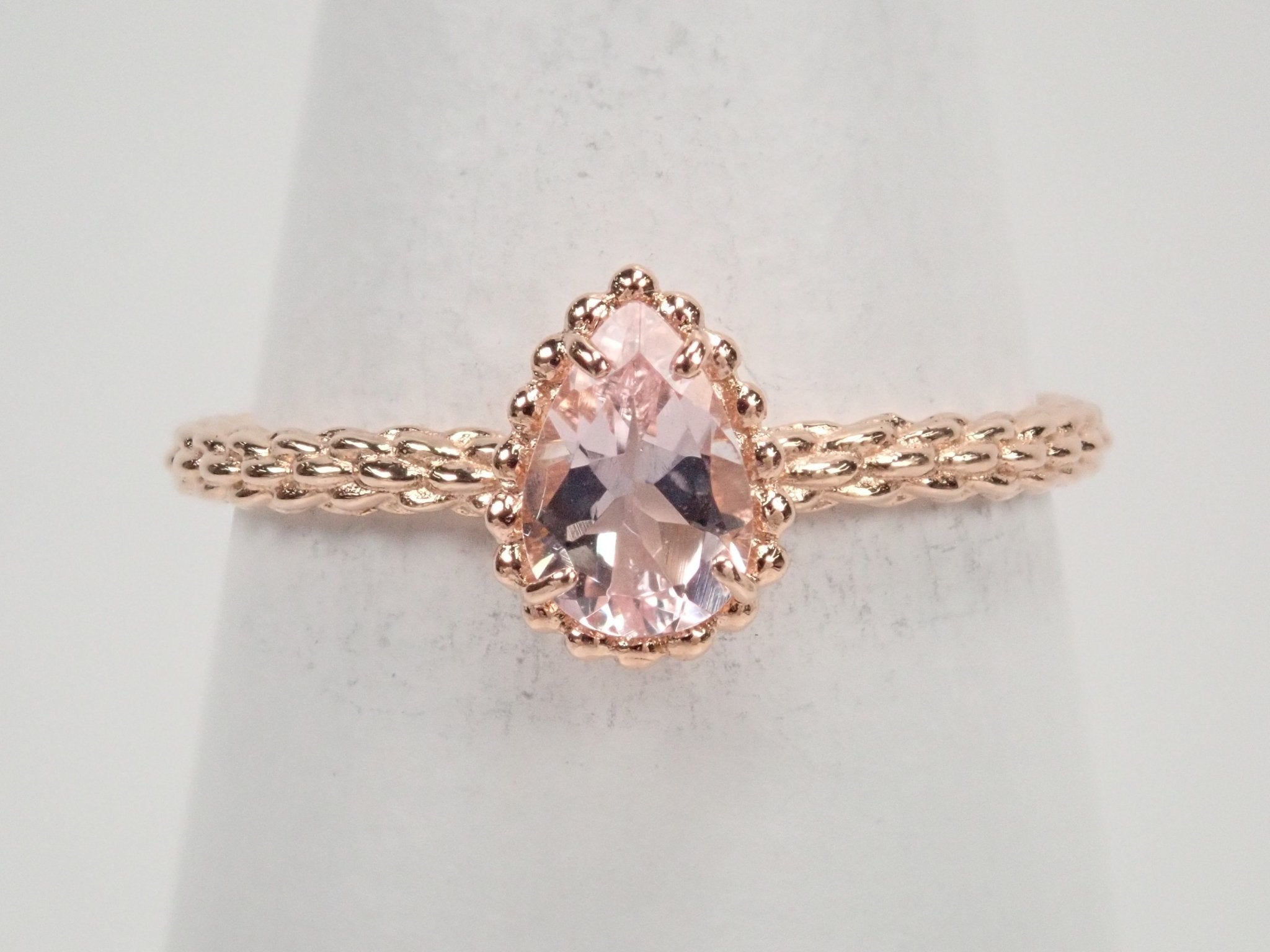 K18PGモルガナイト0.3ct リング - KARATZ STORE|カラッツSTORE