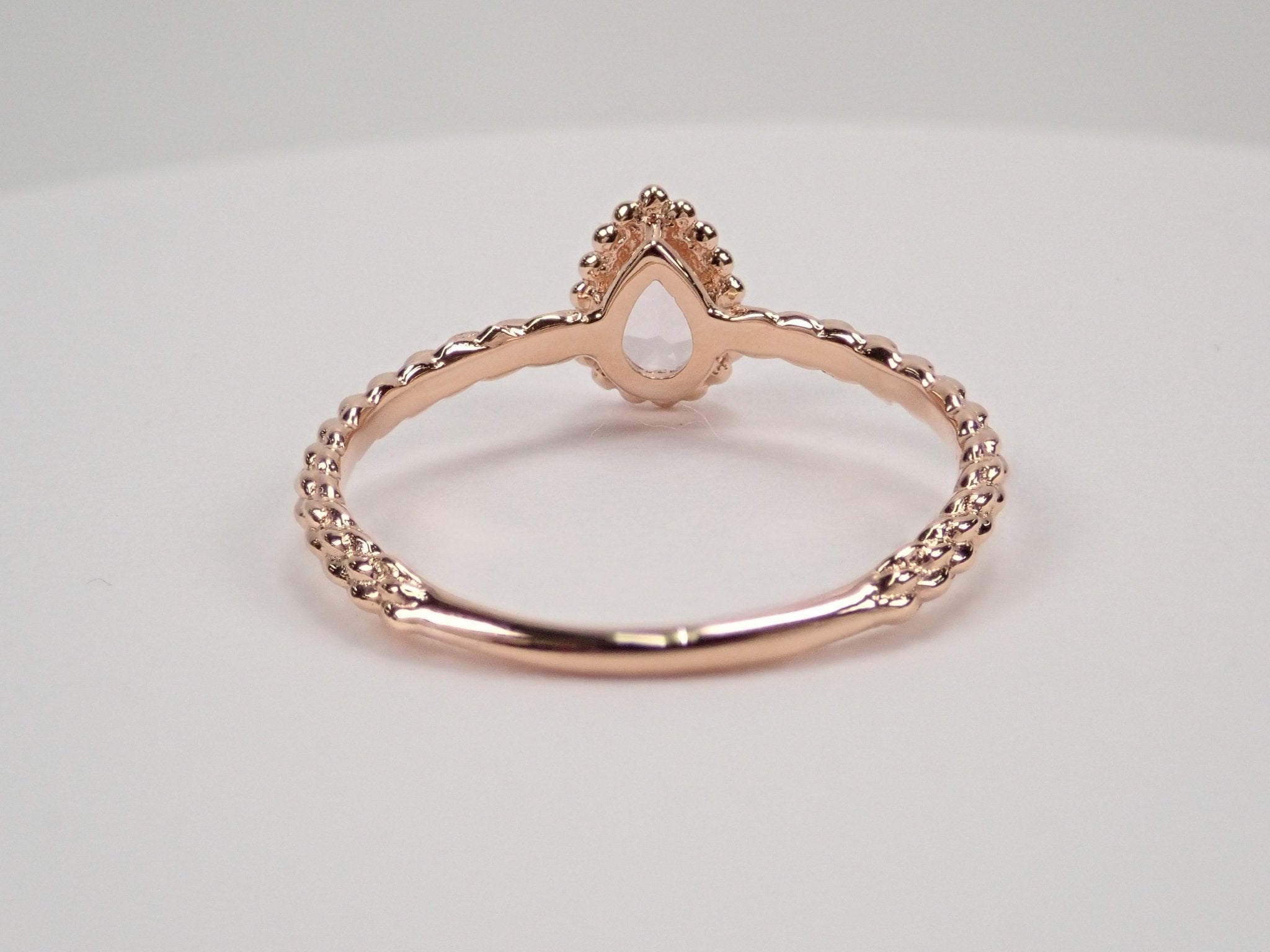 K18PGモルガナイト0.3ct リング - KARATZ STORE|カラッツSTORE
