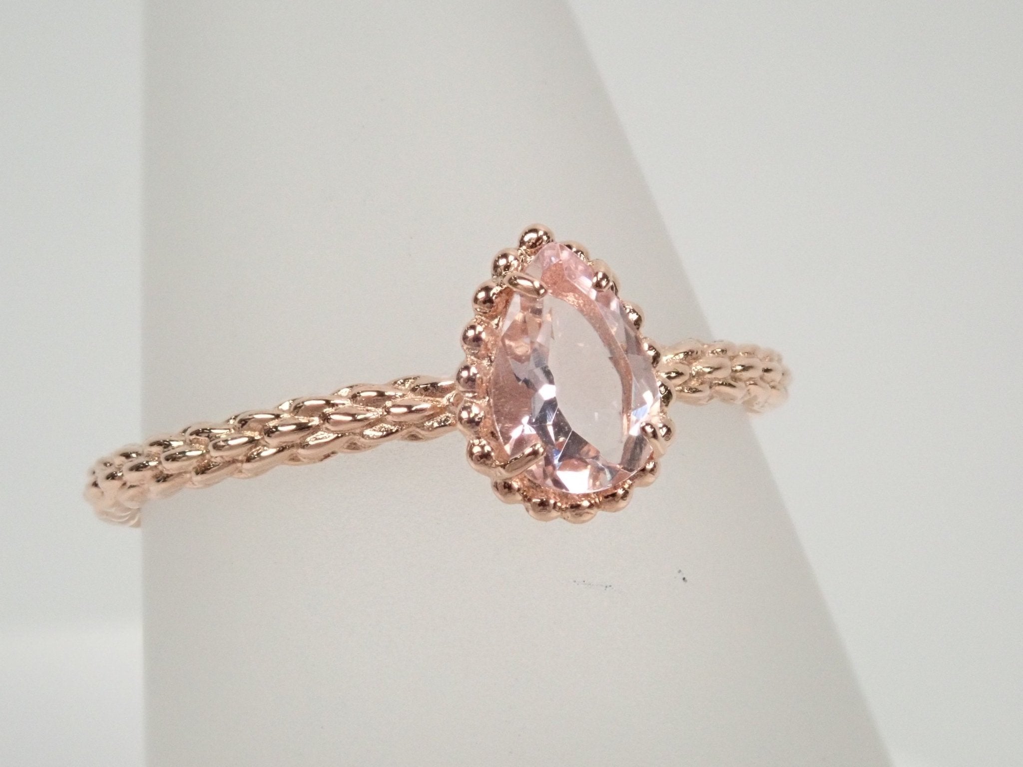 K18PGモルガナイト0.3ct リング - KARATZ STORE|カラッツSTORE