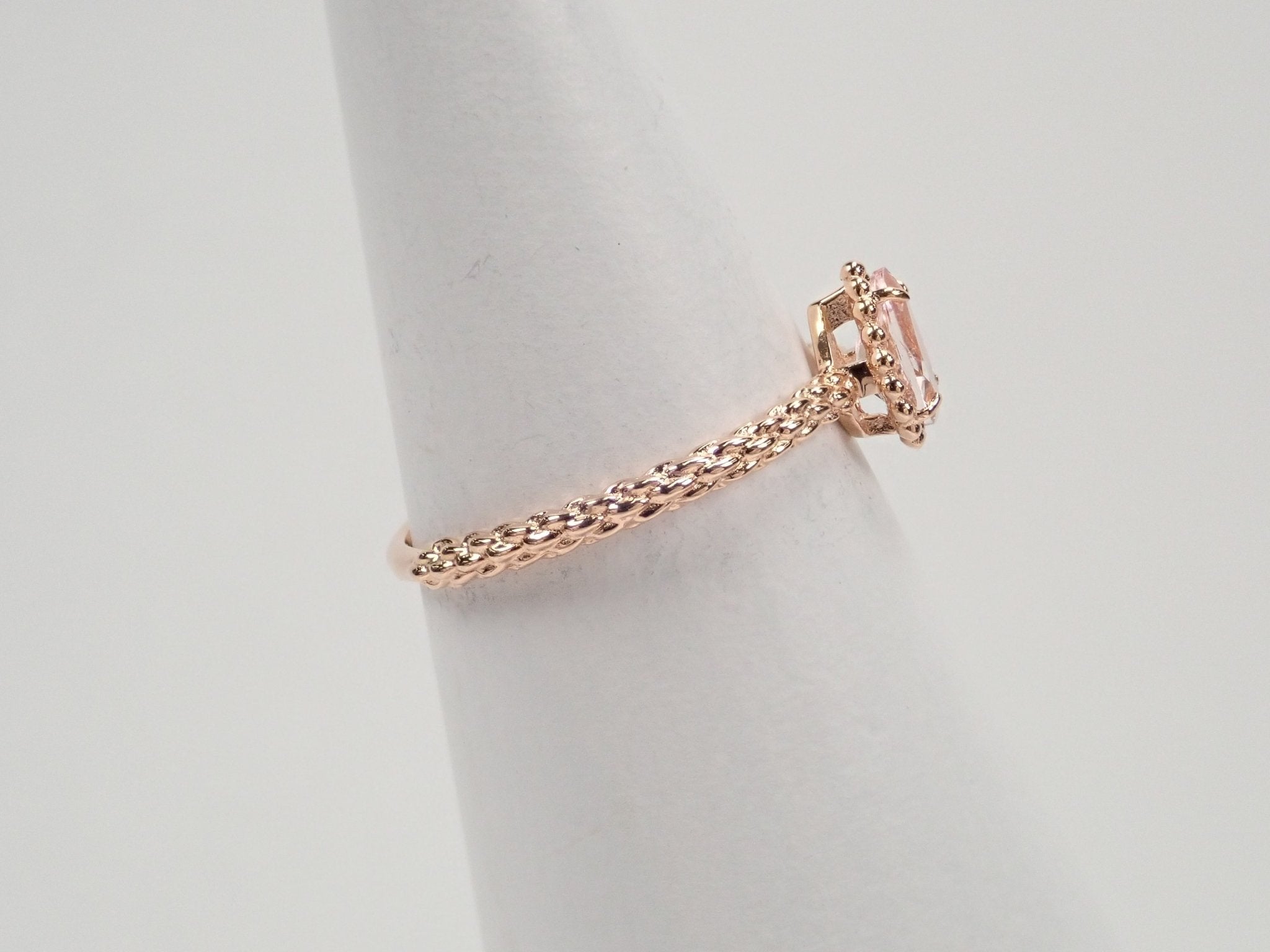 K18PGモルガナイト0.3ct リング - KARATZ STORE|カラッツSTORE