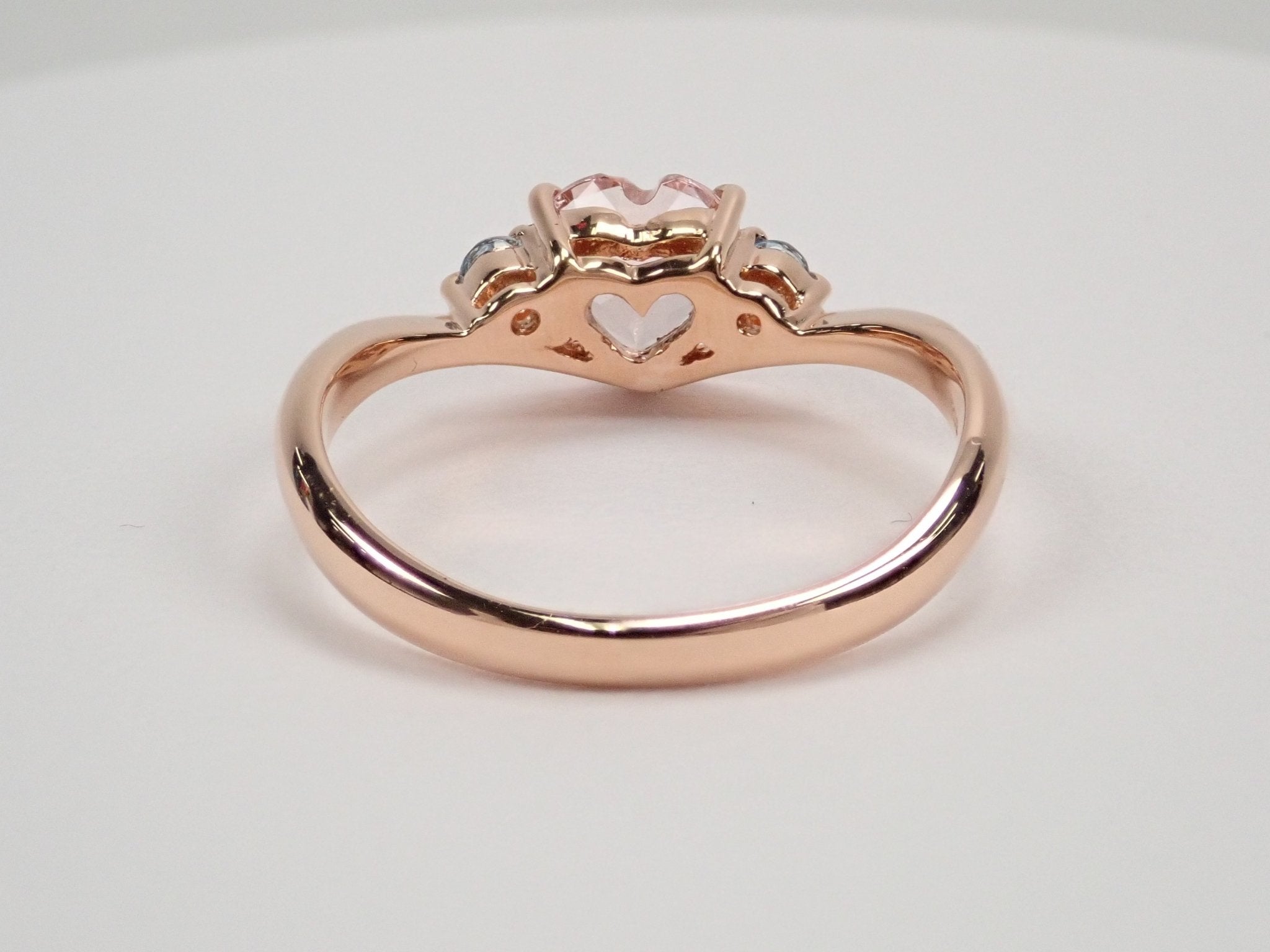 K18PGモルガナイト0.6ct・アクアマリン リング - KARATZ STORE|カラッツSTORE