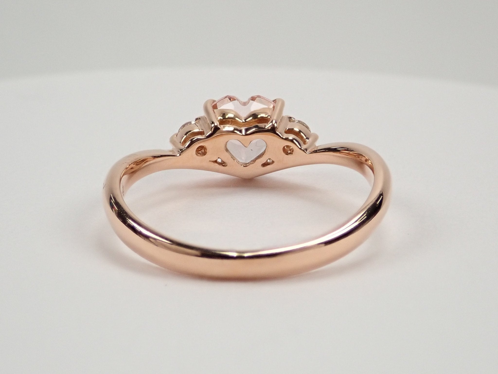 K18PGモルガナイト0.6ct・ダイヤモンドリング - KARATZ STORE|カラッツSTORE