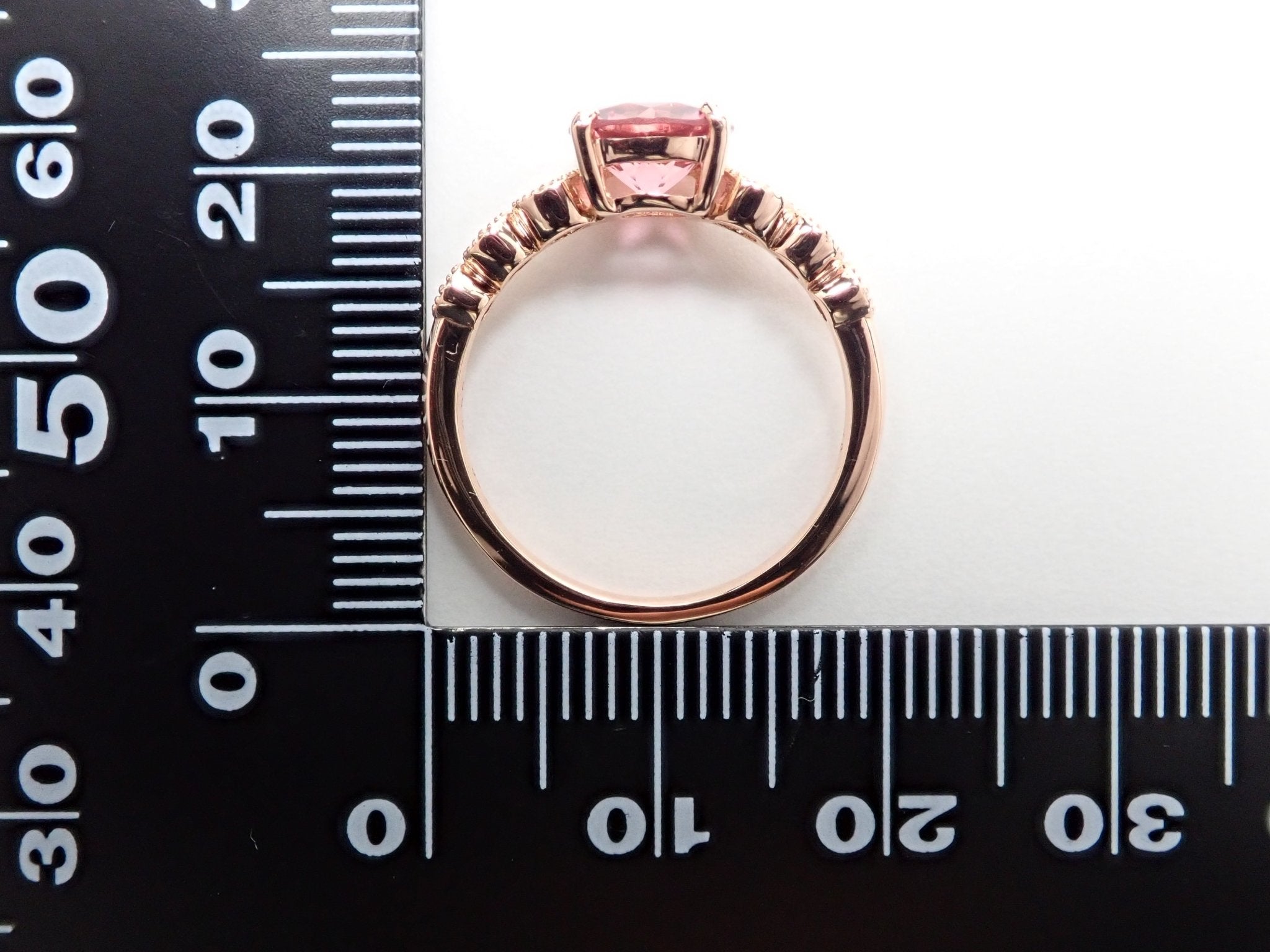 K18PGピンクトルマリン1.06ct リング(さくらインカット) - KARATZ STORE|カラッツSTORE