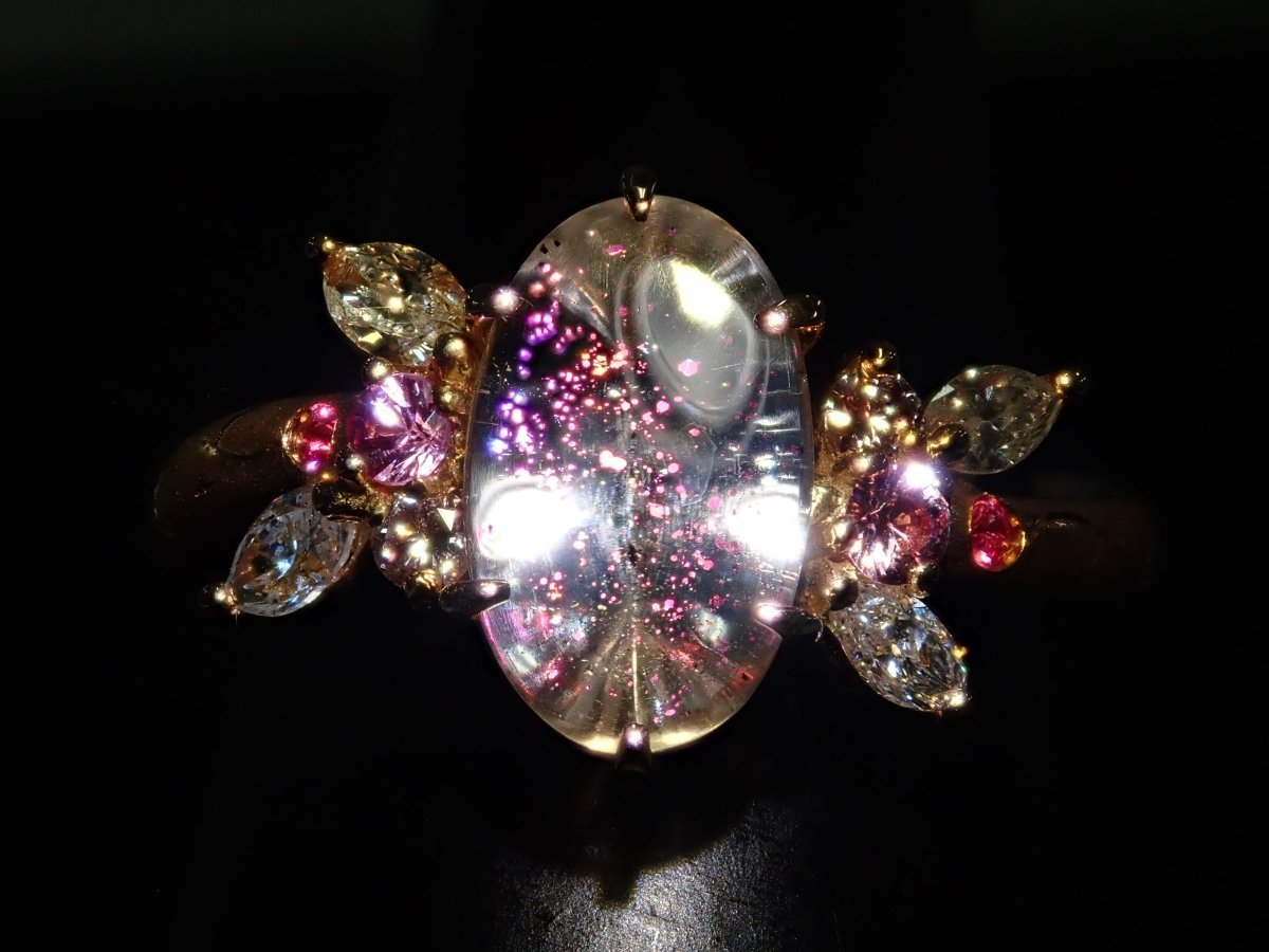 K18PGティンカーベルクォーツ（ピンクファイヤークォーツ）1.512  