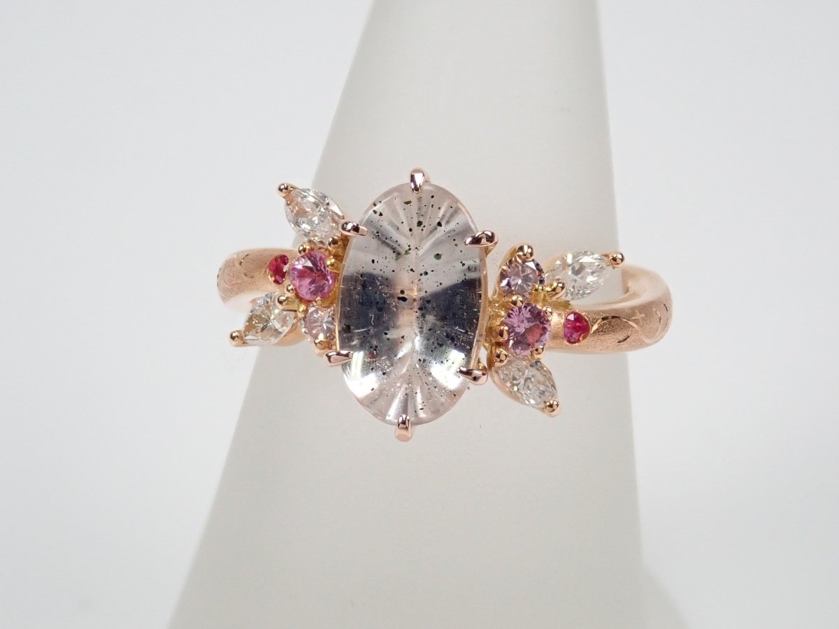 K18PGティンカーベルクォーツ(ピンクファイヤークォーツ)1.512ct リング - カラッツSTORE