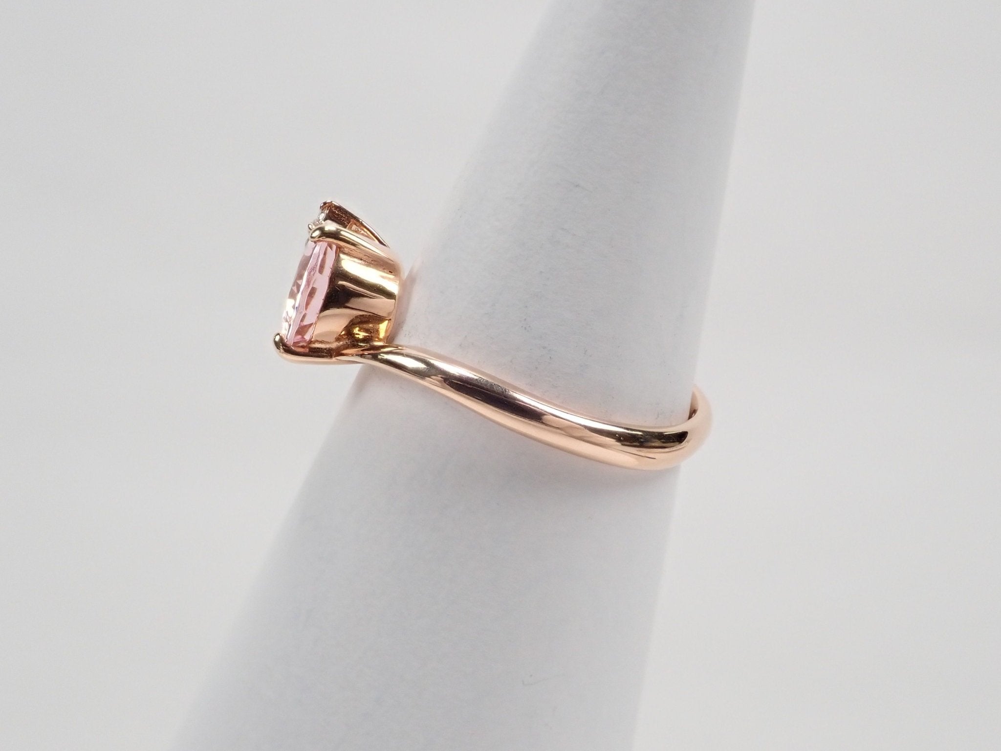 K18PGモルガナイト1.54ct リング - KARATZ STORE|カラッツSTORE