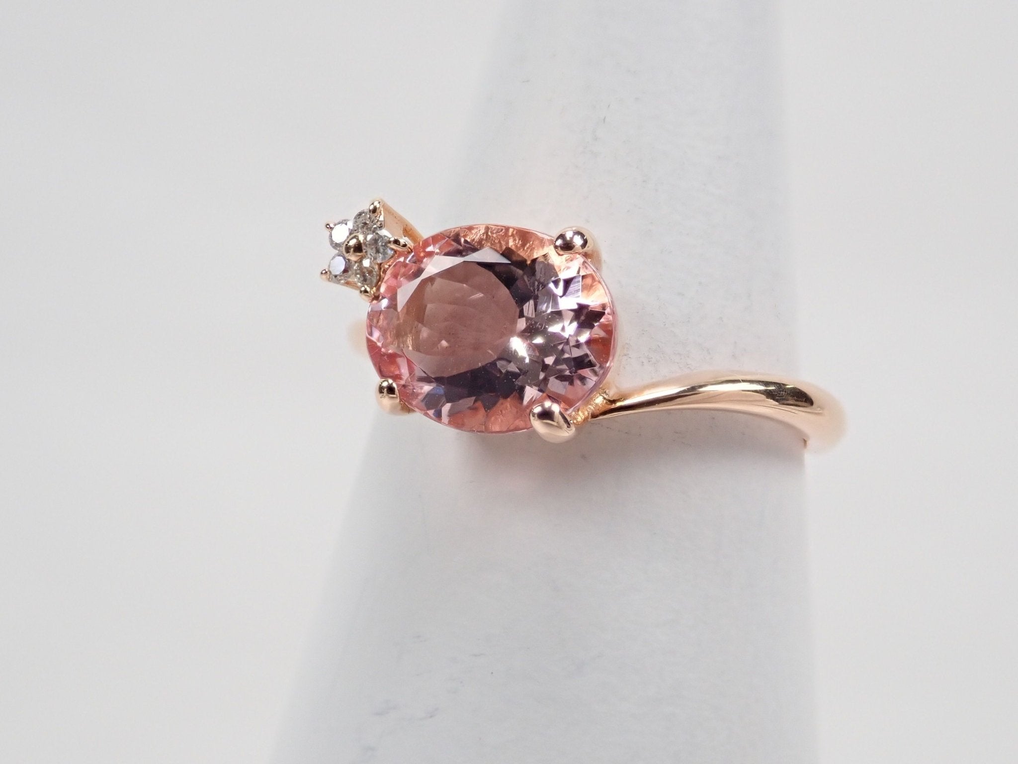 K18PGモルガナイト1.54ct リング - KARATZ STORE|カラッツSTORE
