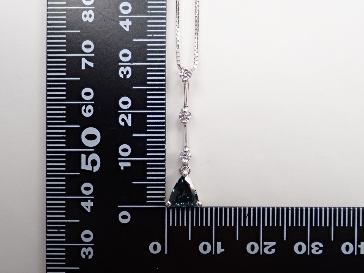 K18WGカラーチェンジガーネット (アレキタイプ)1.01ct ペンダント - KARATZ STORE|カラッツSTORE